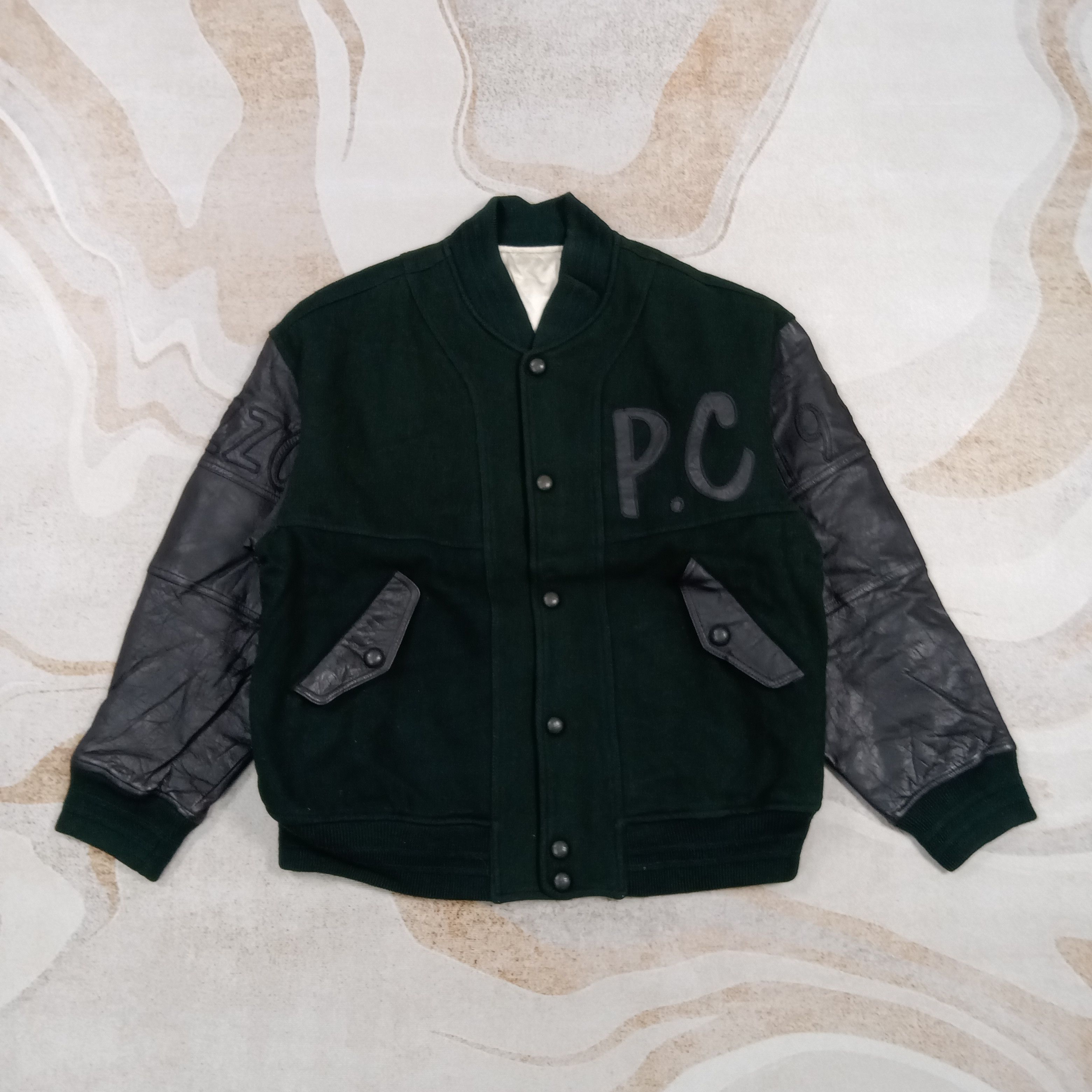 Pazzo Pazzo Club Japanese Brand Leather Varsity Jacket C287N16 Size US L / EU 52-54 / 3 - 5 Thumbnail