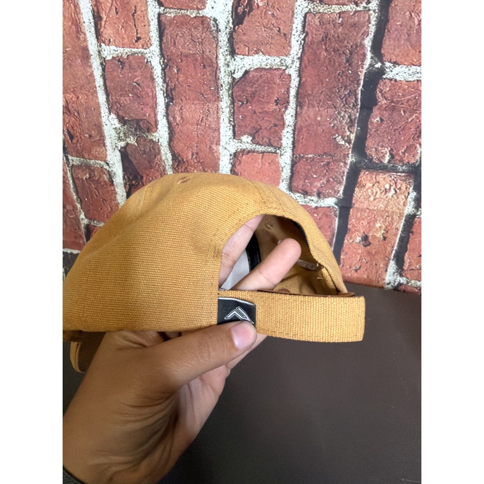 Vintage VINTAGE Panther Vision Strapback Hat Cap SLCC Brown Orange Light Up LED Adjustable Men One Size Brown Hat Trucker LED Adjustable Mens Size US 35 - 2 Thumbnail