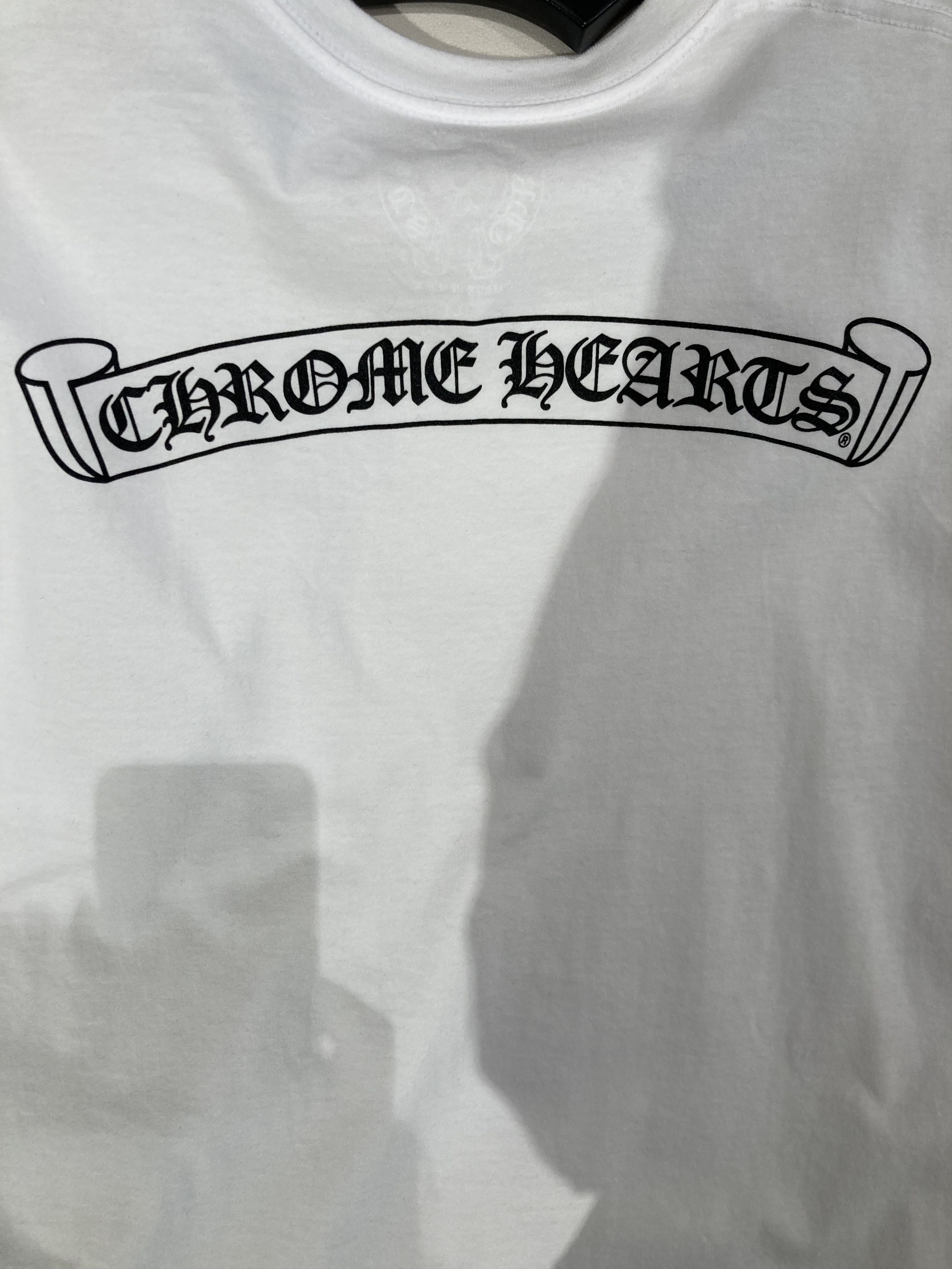 Chrome Hearts Chrome Hearts USA Script Cross Logo Tee Size US M / EU 48-50 / 2 - 7 Thumbnail