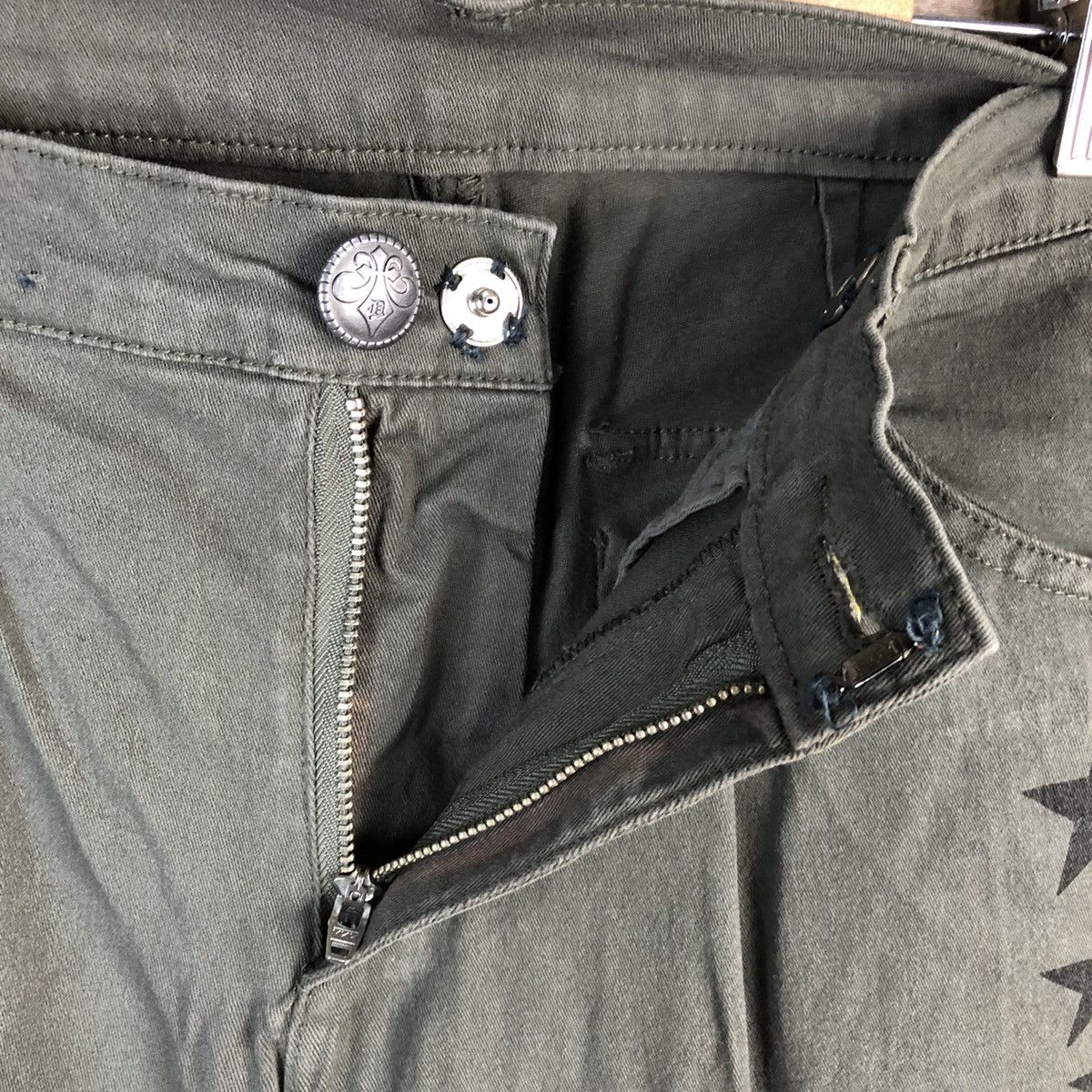 Japanese Brand Denimus Green Cargo Multipocket Pants #A2538 Size US 29 - 15 Thumbnail