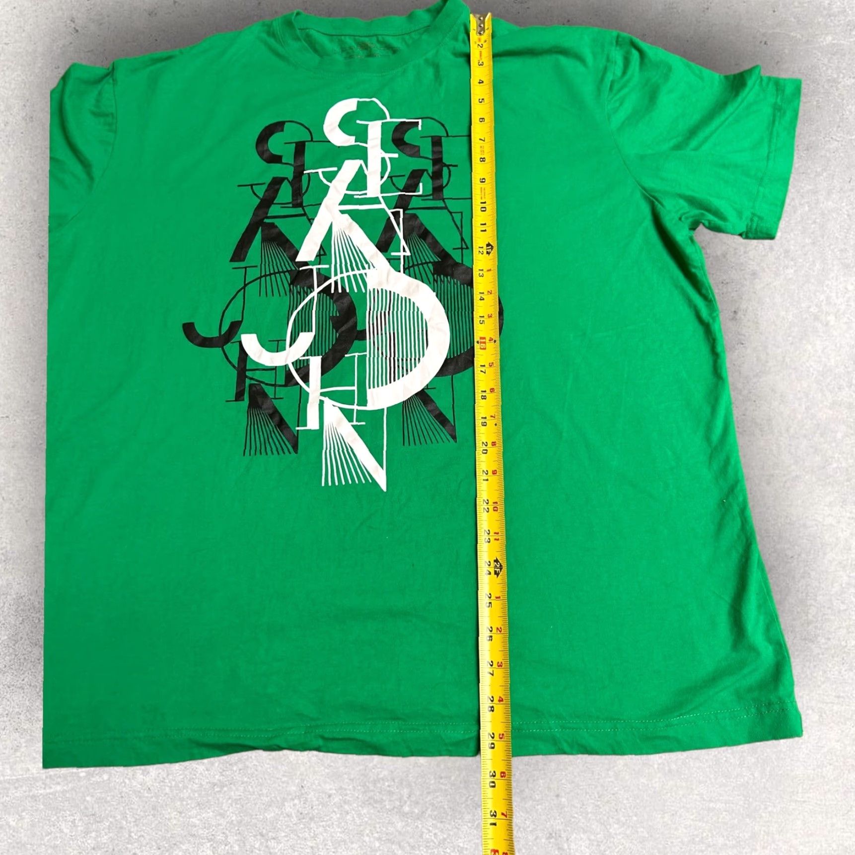Sean John VINTAGE Sean John Men Green Cotton T Shirt Spell-out Logo Short Sleeve Crewneck 2XL Green Logo Dream Mens Shirt Size US XXL / EU 58 / 5 - 6 Thumbnail