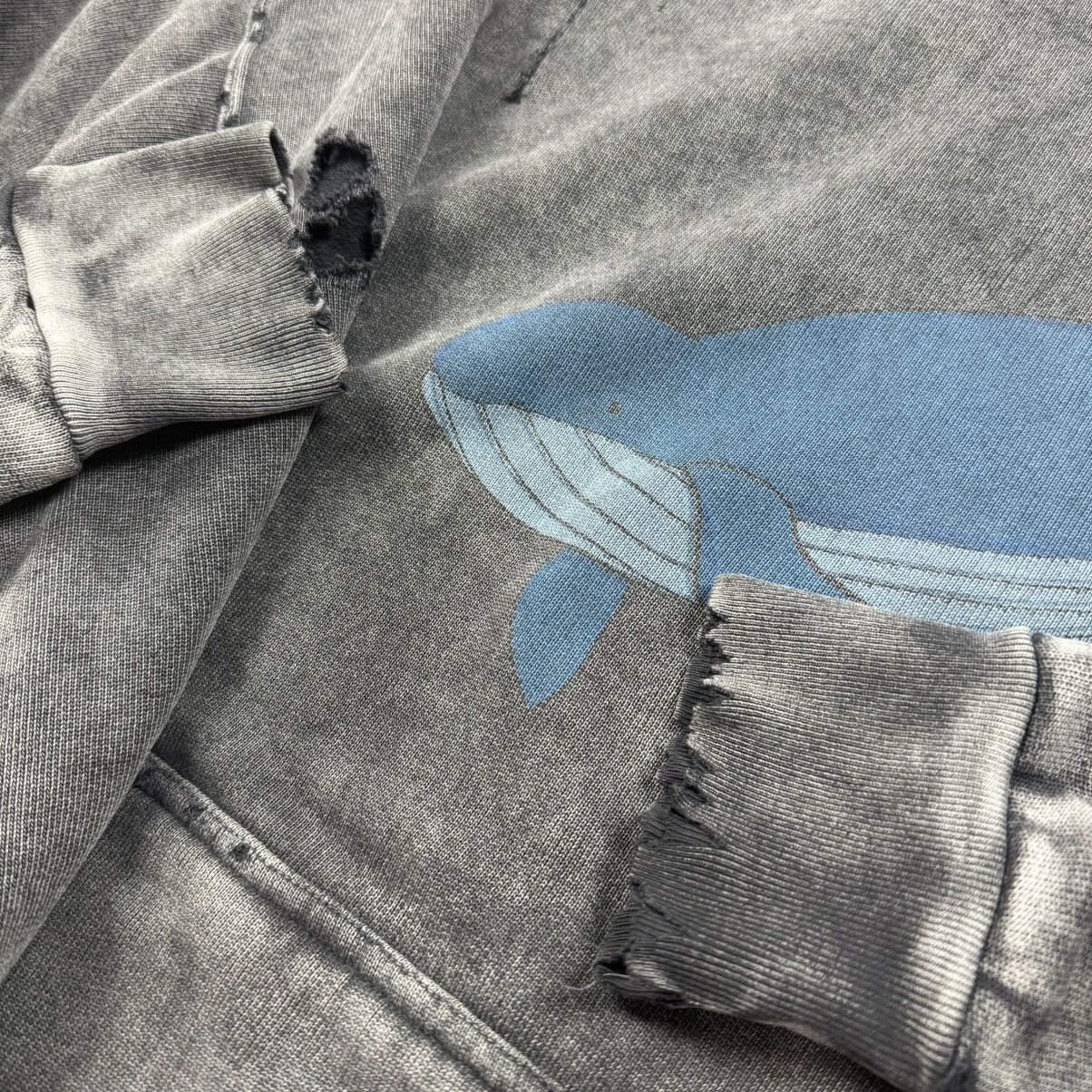 Balenciaga Balenciaga ‘19’ IUCN Blue Whale Hoodie Size US M / EU 48-50 / 2 - 4 Thumbnail