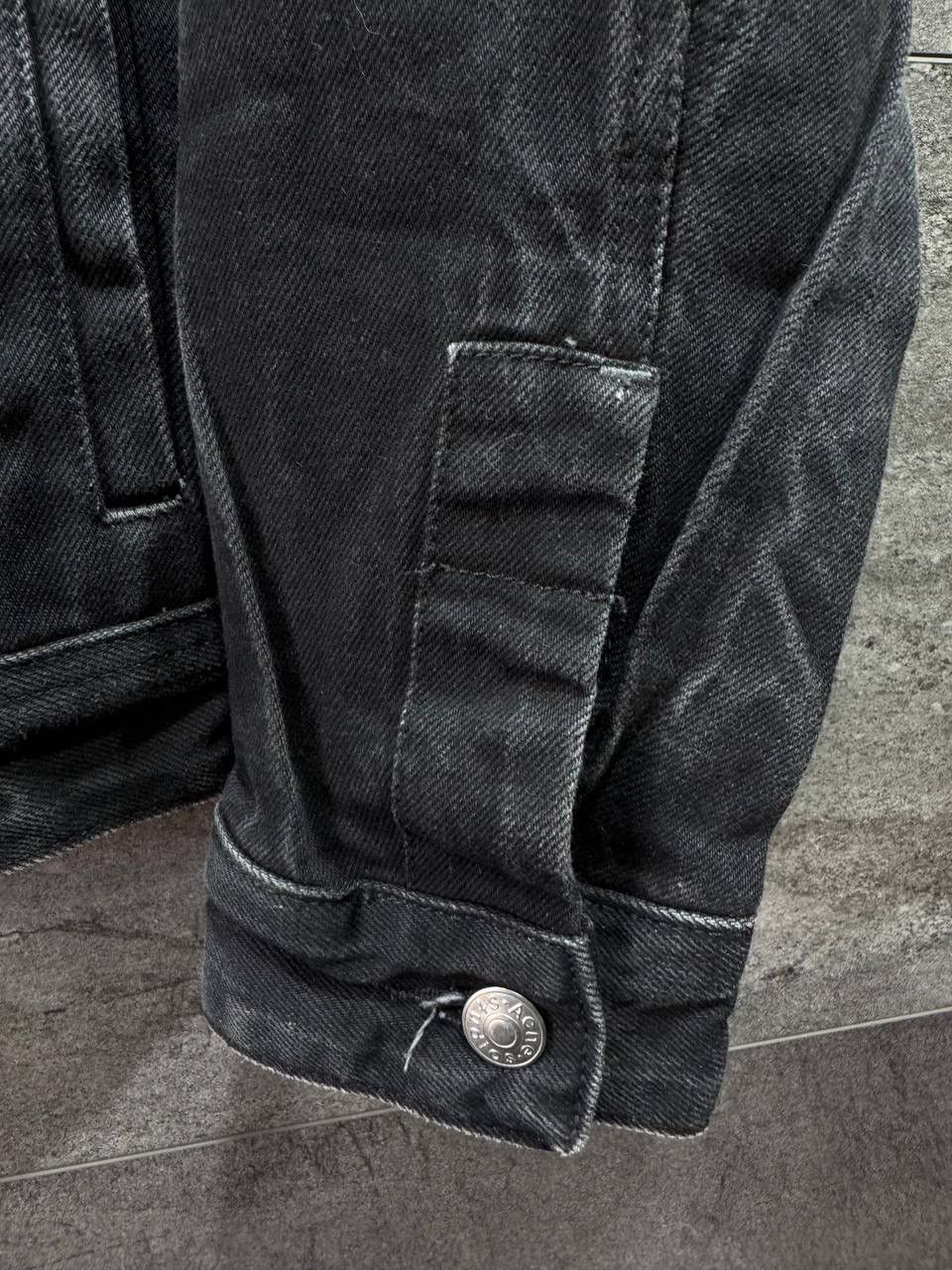 Acne Studios Acne Studios Bla Konst Lamp Black Denim Jacket Size S / US 4 / IT 40 - 4 Thumbnail