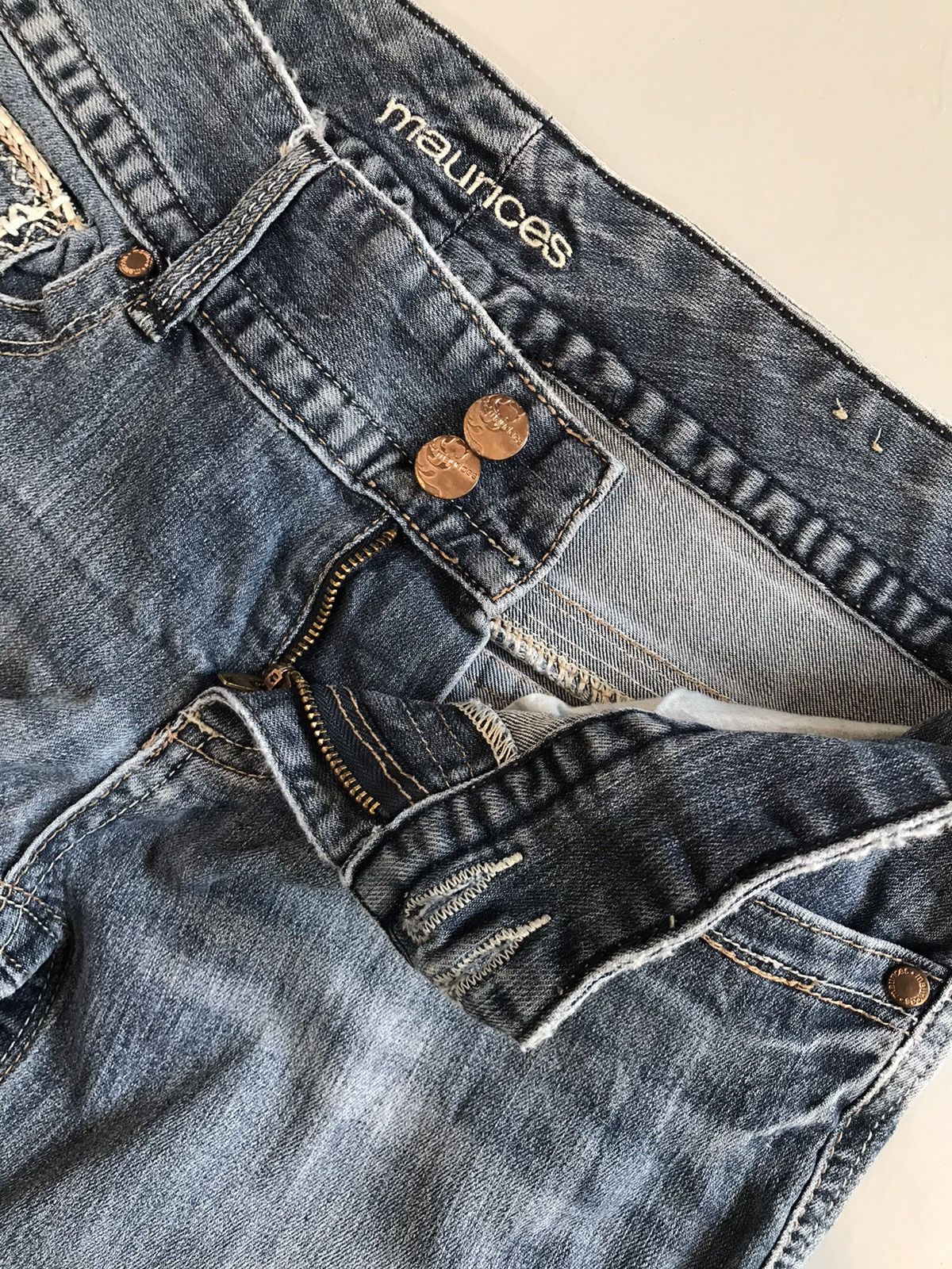 JNCO Vintage Maurice’s embroidered denim Size 32" / US 10 / IT 46 - 5 Thumbnail