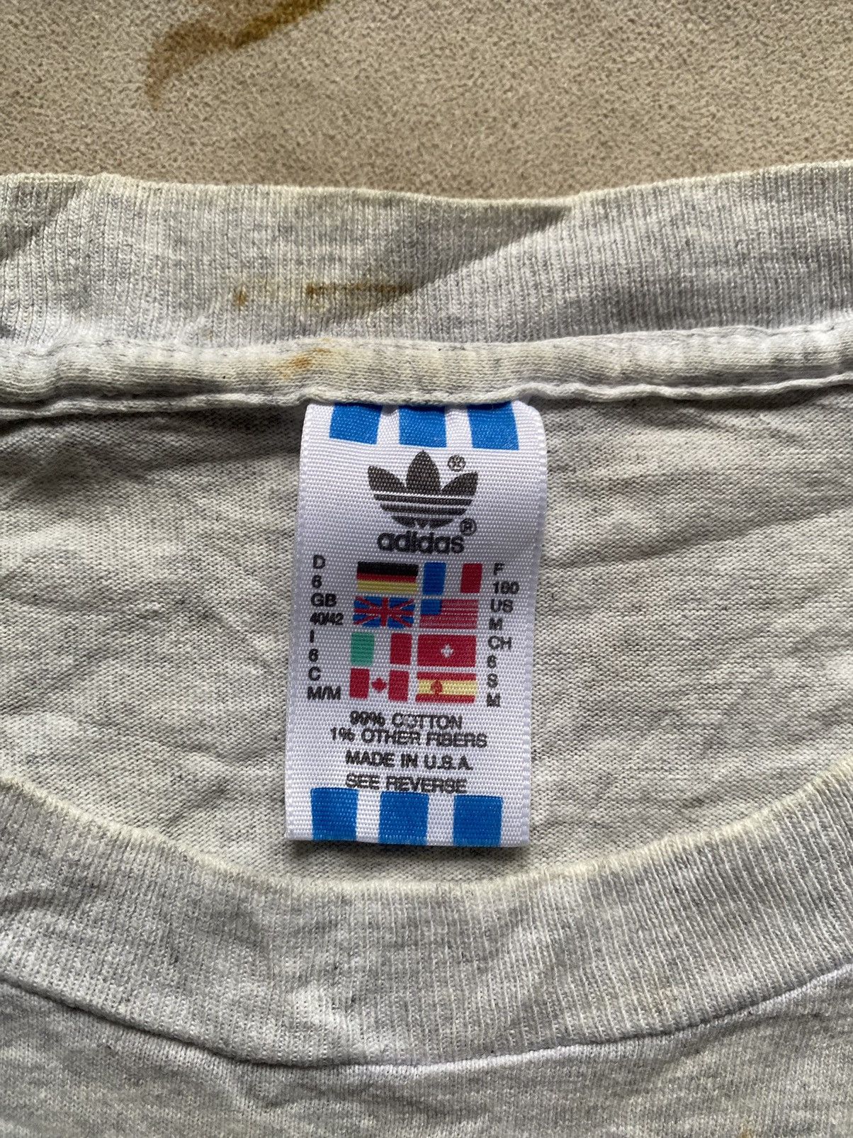Adidas Vintage Adidas Fifa World Cup USA 1994 T-Shirt Size US L / EU 52-54 / 3 - 10 Thumbnail