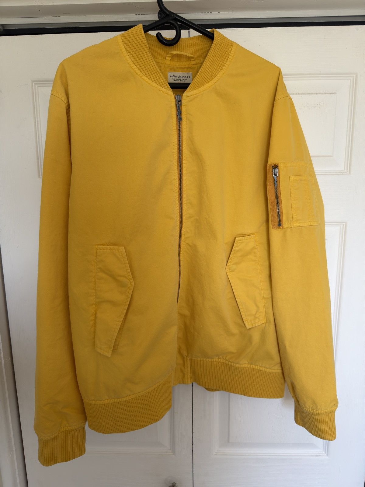 Nudie Jeans Yellow Utilitarian Bomber Size US XL / EU 56 / 4 - 2 Thumbnail