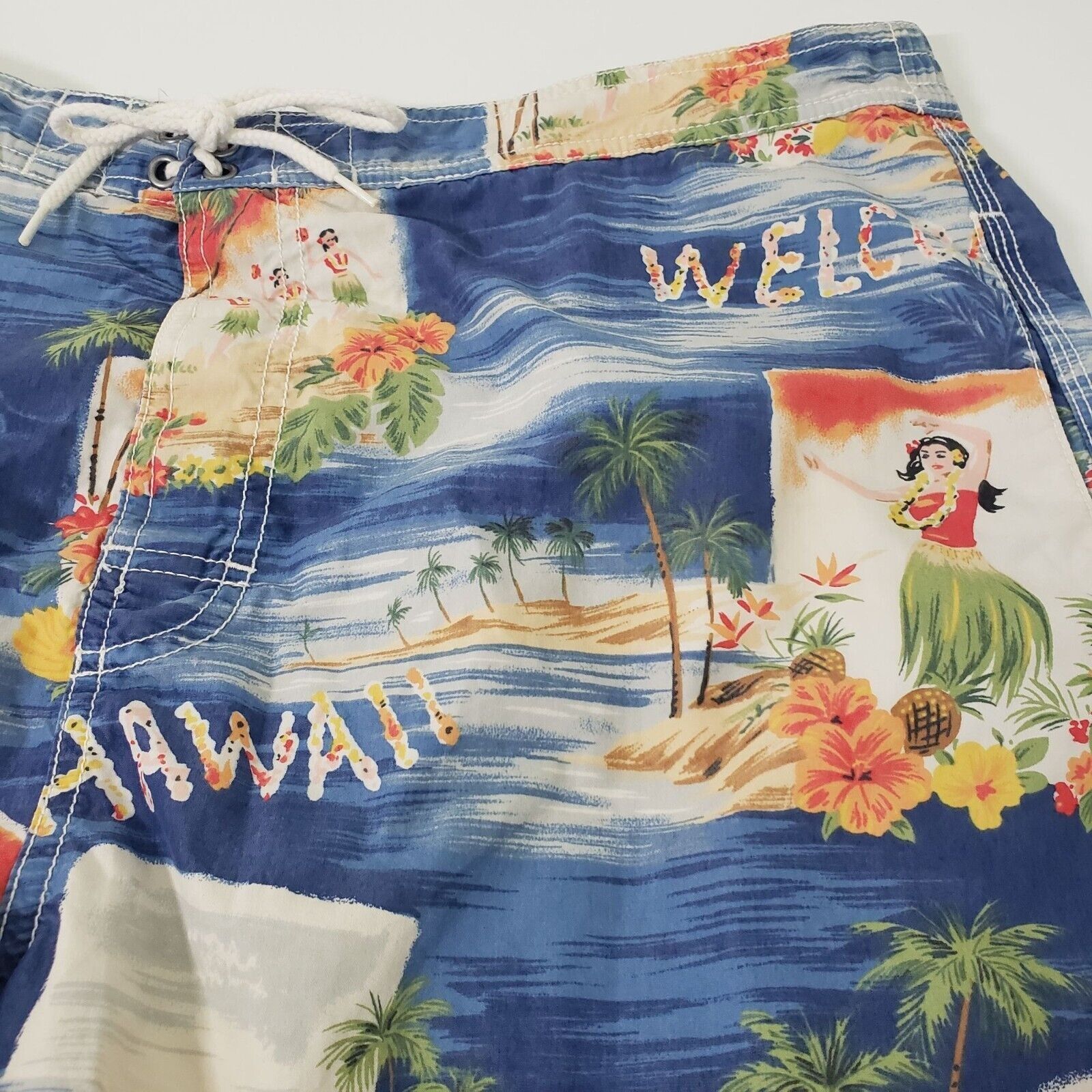 Polo Ralph Lauren Polo Ralph Lauren Hawaiian Hula Girl Swim Shorts Mens Sz L Size US 36 / EU 52 - 4 Thumbnail
