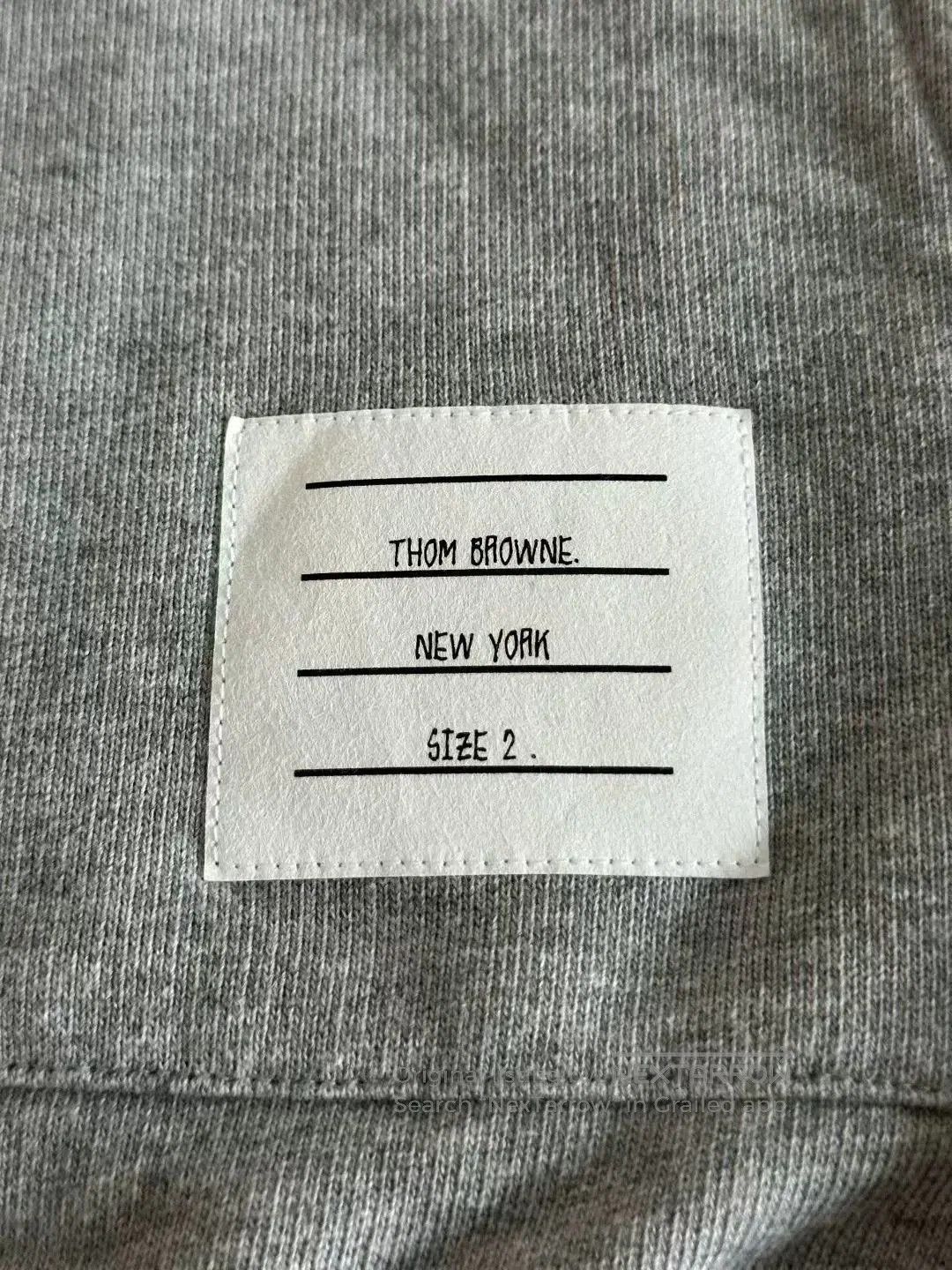 Thom Browne Thom Browne Gray Hoodie. Size US M / EU 48-50 / 2 - 5 Thumbnail