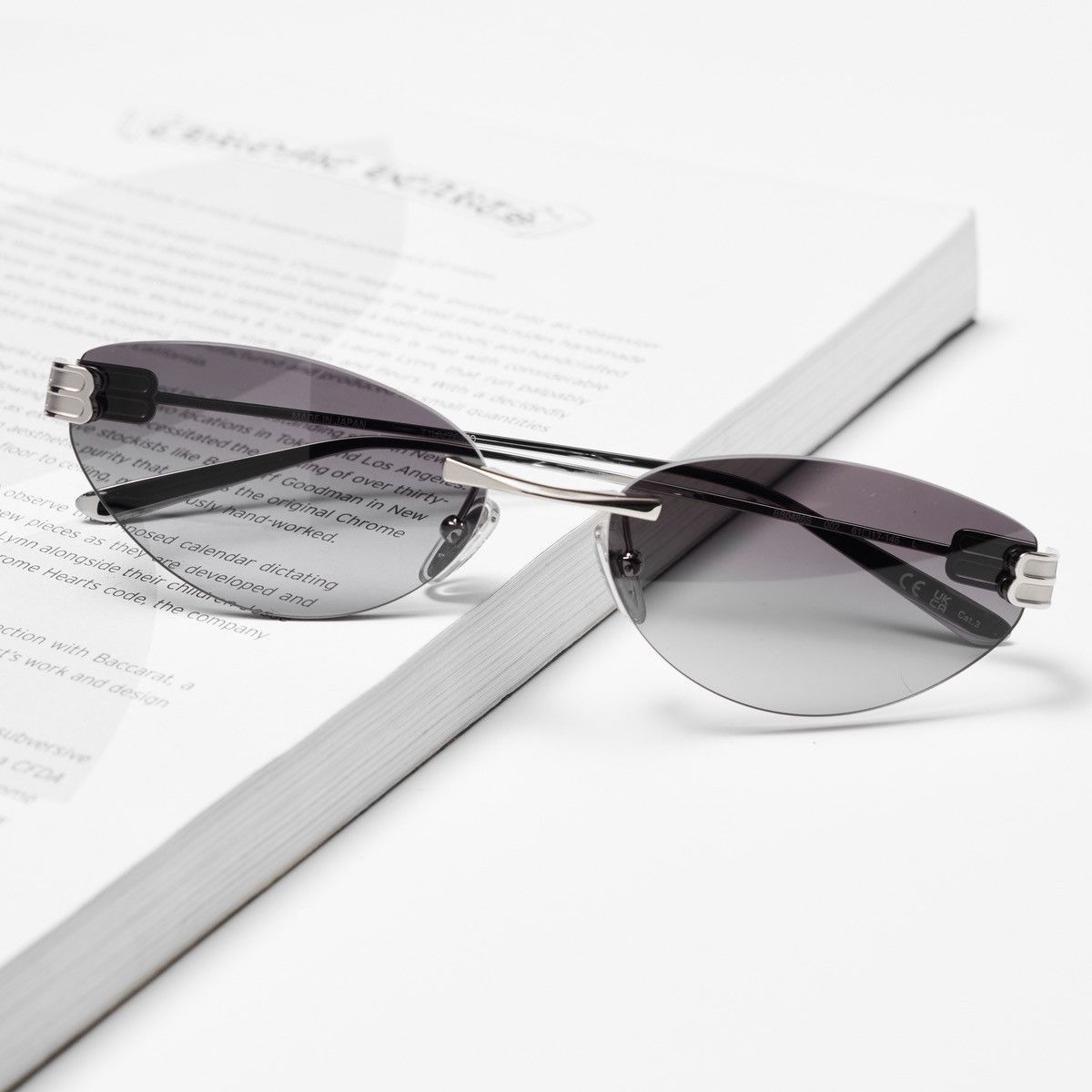 Balenciaga BALENCIAGA BB0486S 002 SUNGLASSES Size ONE SIZE - 6 Thumbnail