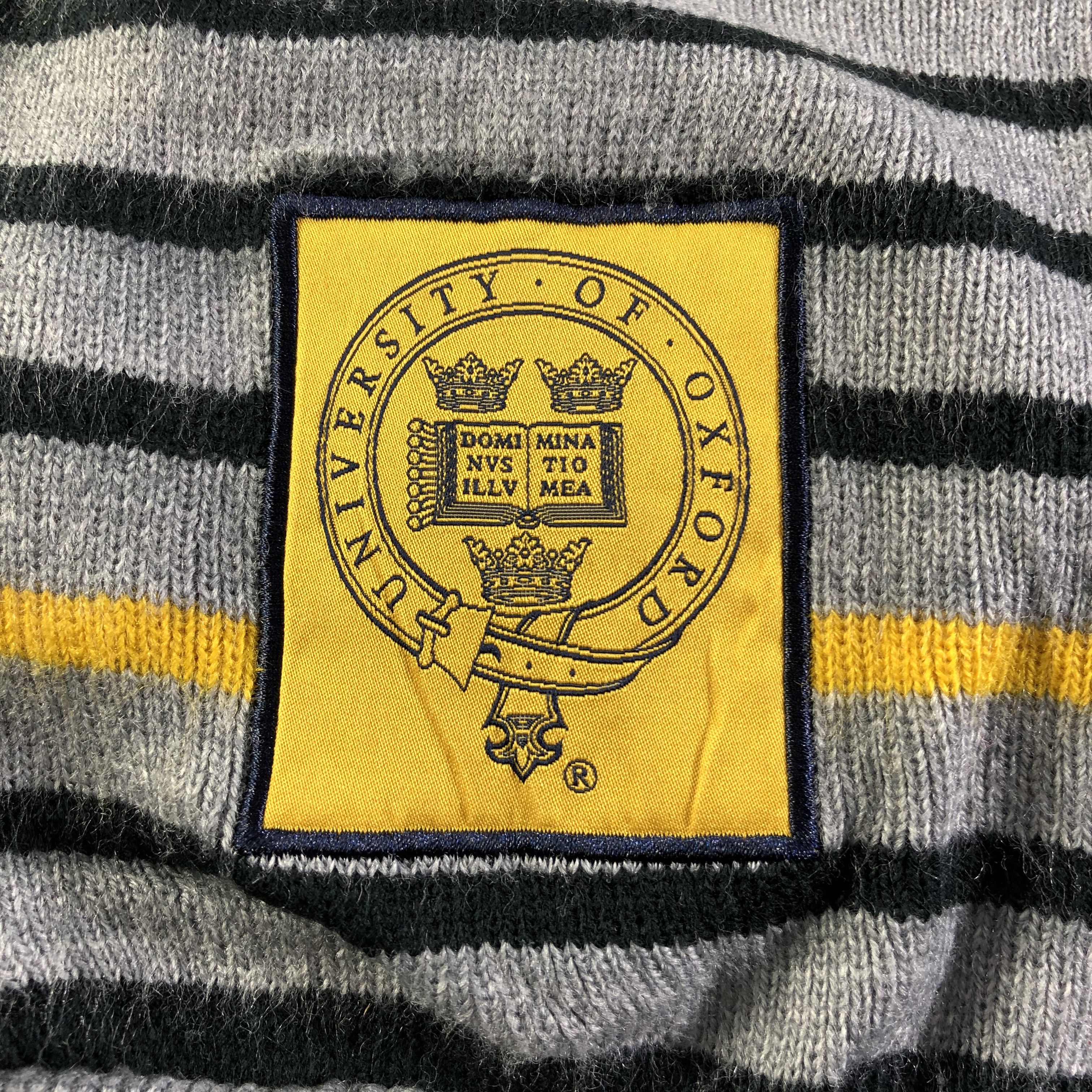 Vintage University Of Oxford Scarf / Muffler / Neckwear P579 Size ONE SIZE - 3 Thumbnail