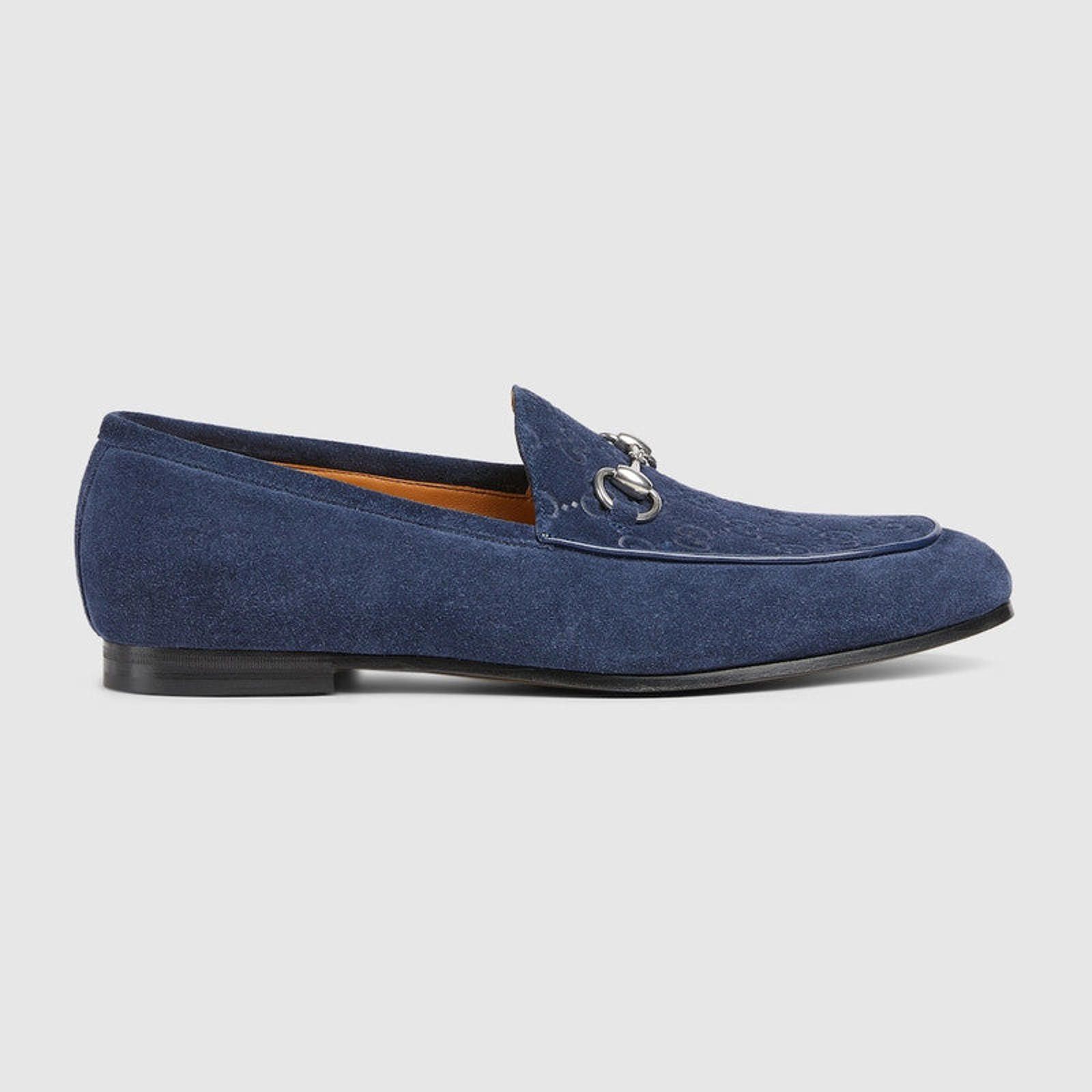 Gucci Gucci Horsebit GG Suede Loafers Size US 7 / EU 40 - 1 Thumbnail