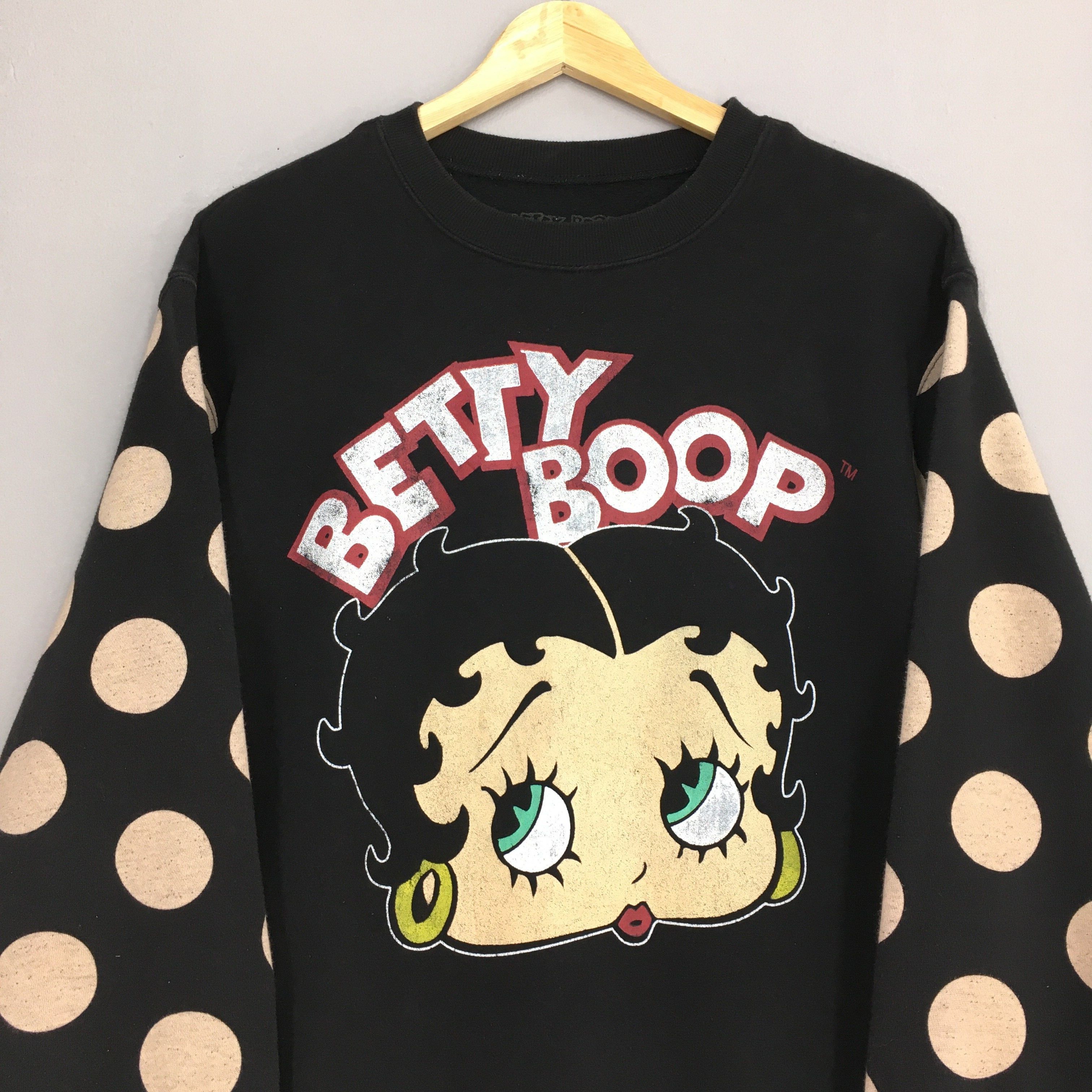 Disney × Vintage Betty Boop Sweatshirt Women Black Medium Size US M / EU 48-50 / 2 - 2 Thumbnail