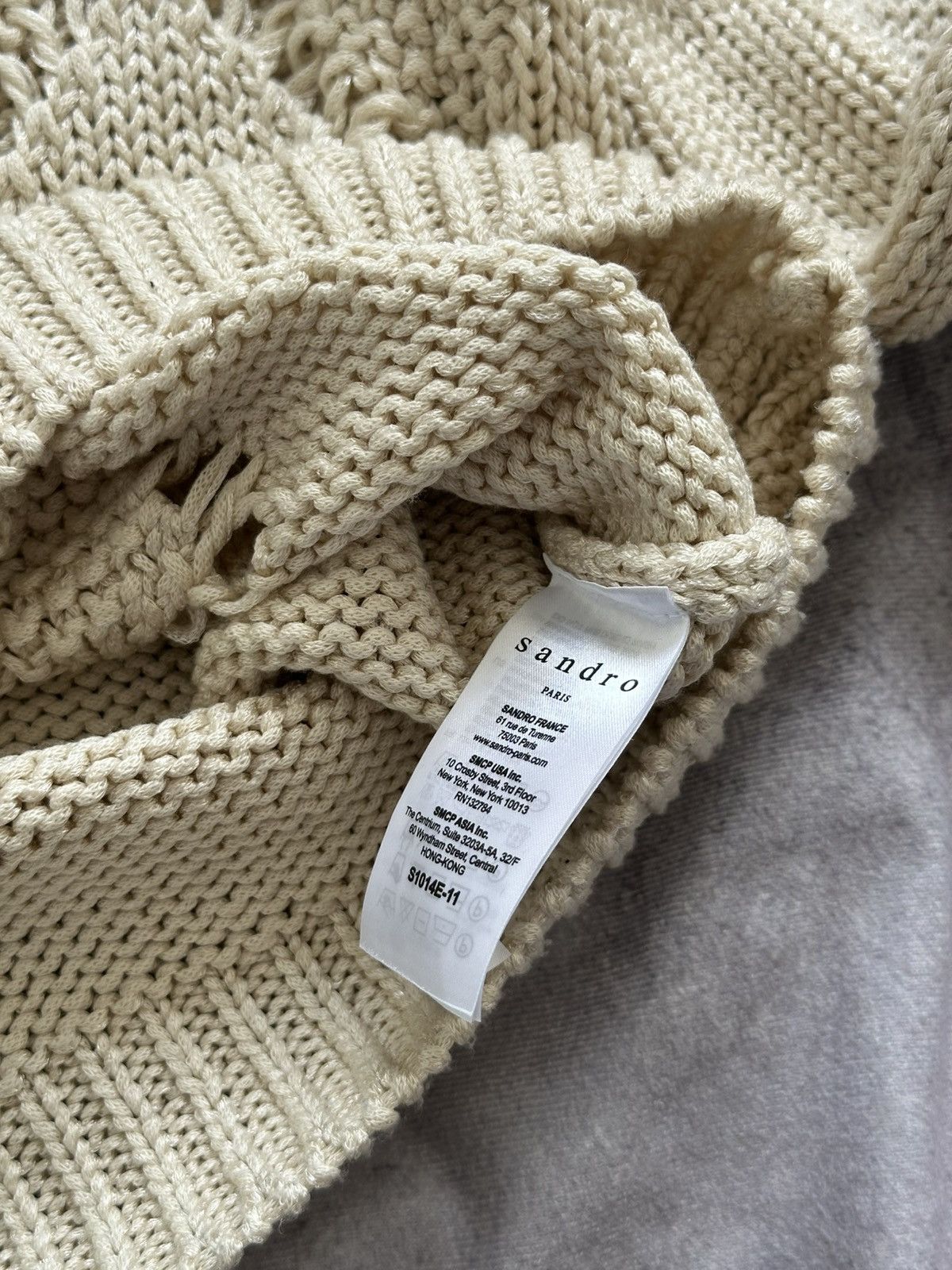 Sandro Sandro Beige Woman Sweater Size M / US 6-8 / IT 42-44 - 5 Thumbnail