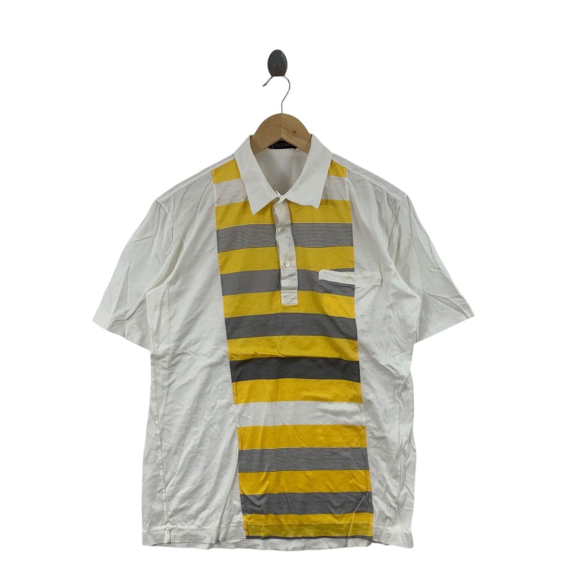 Vintage Vintage 90’ ALGEBRA JAPAN SPORTSWEAR Abstract Polo Tee Size US S / EU 44-46 / 1 - 4 Thumbnail