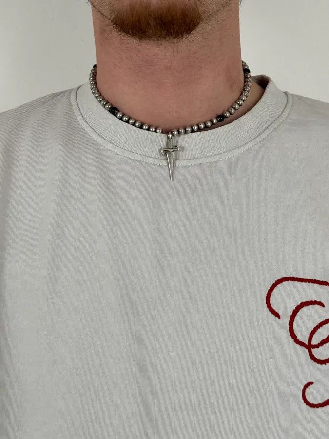 Vintage Cesare Paciotti Dagger Chocker Pendant Necklace Size ONE SIZE - 2 Thumbnail