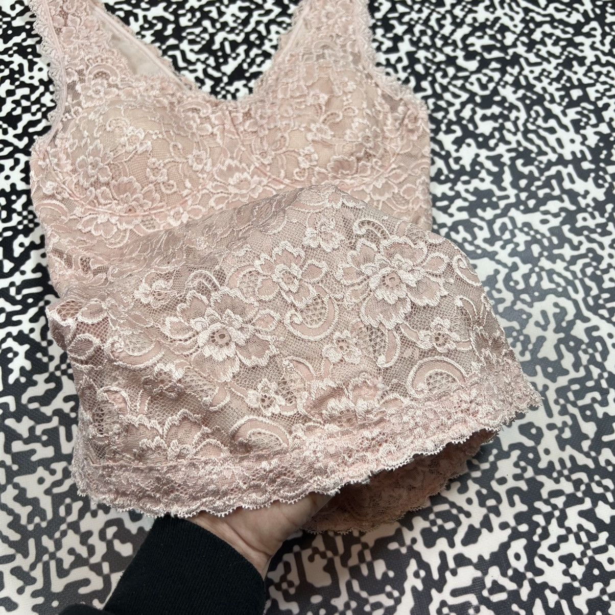 Japanese Brand Vintage Y2K Sexy Mesh Floral Style Retro Tank Top Sleeveless Size S / US 4 / IT 40 - 10 Thumbnail