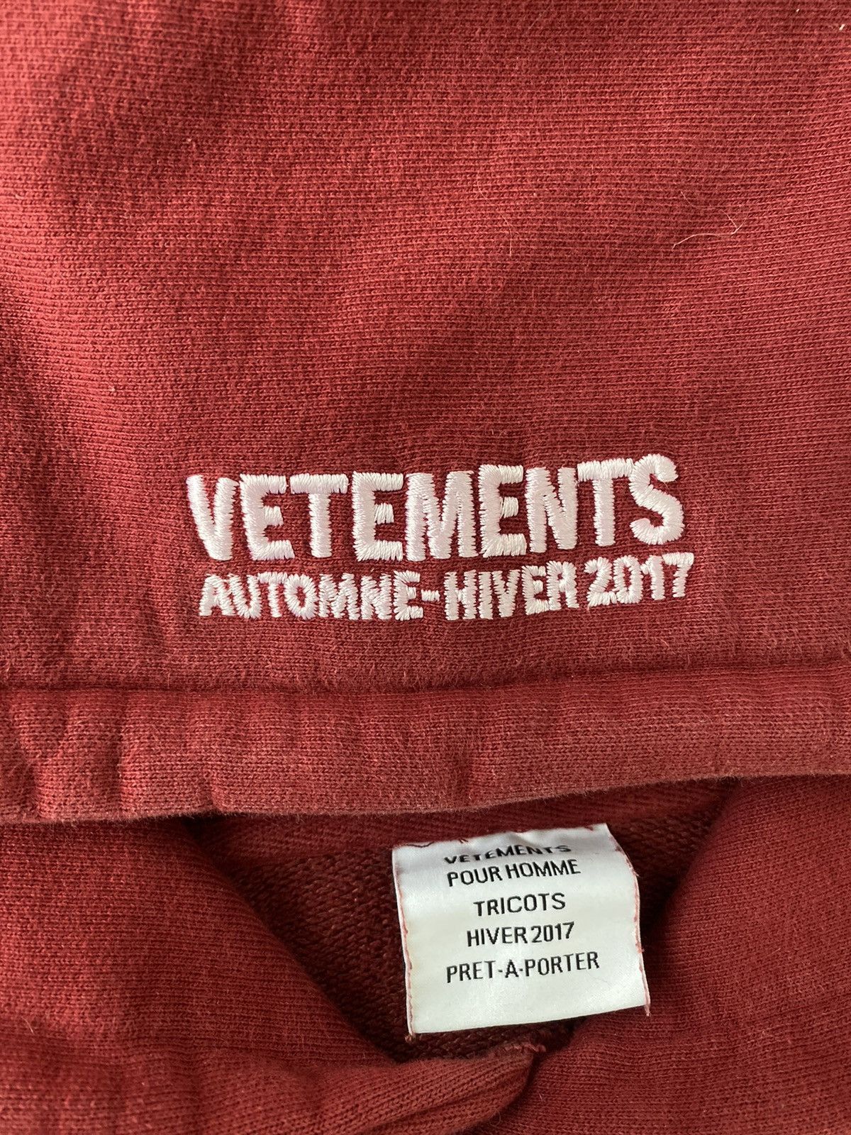 Vetements Vetements May The Bridges I Burn Hoodie Size US XL / EU 56 / 4 - 5 Thumbnail