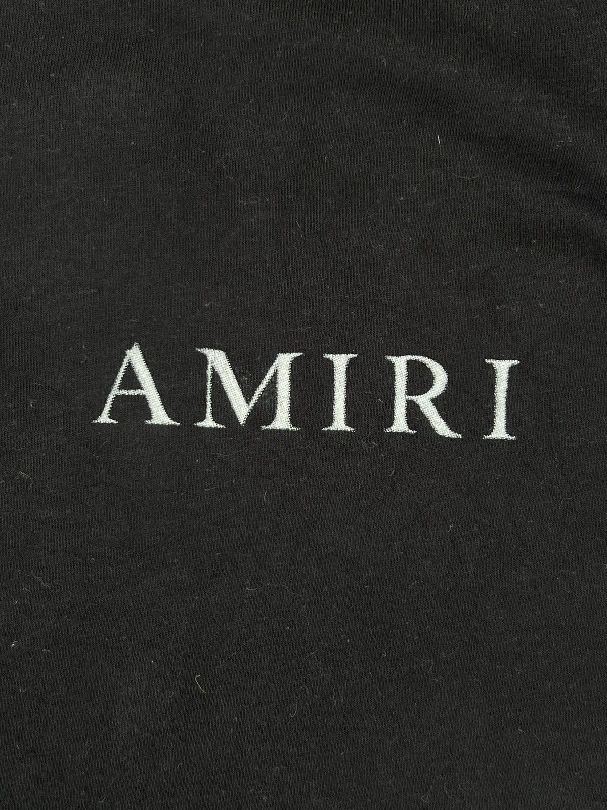 Amiri AMIRI Vintage Rose Embroidered Tee - Black Size US L / EU 52-54 / 3 - 5 Thumbnail