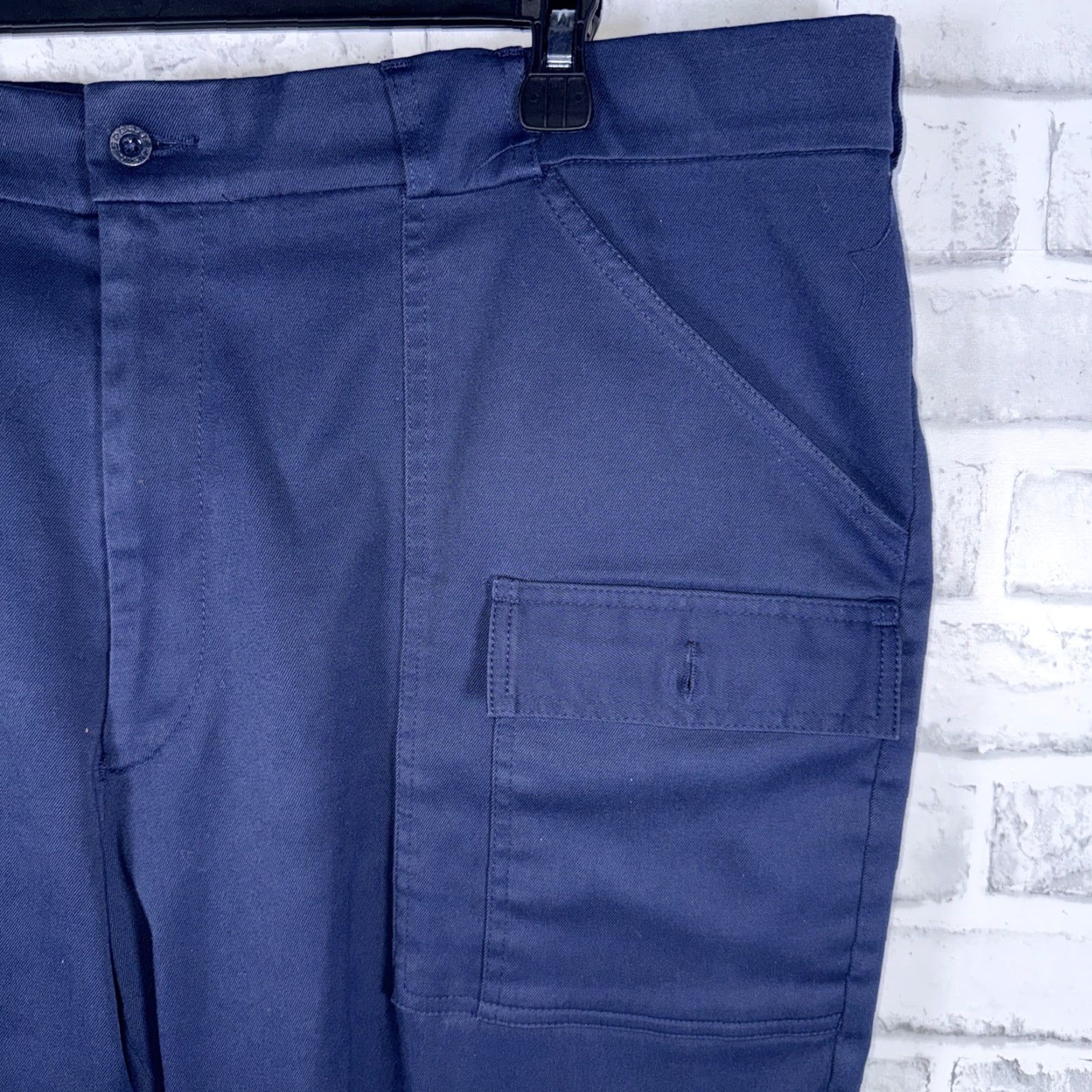 Vintage VTG Sportif Cargo Pants Mens 44x33 Blue Pants Regular Inseam 33 Mens Size US 44 / EU 60 - 2 Thumbnail