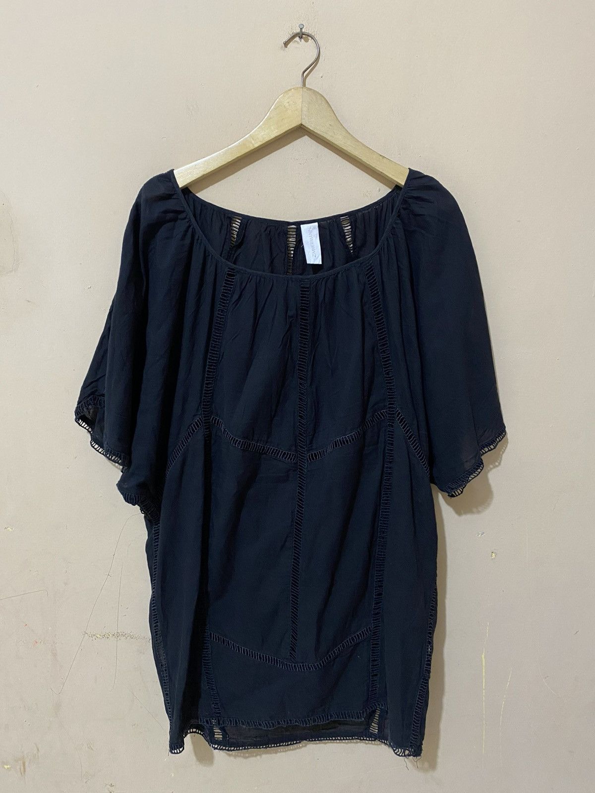 Zimmermann Zimmermann Black Blouse Size XL / US 12-14 / IT 48-50 - 1 Thumbnail