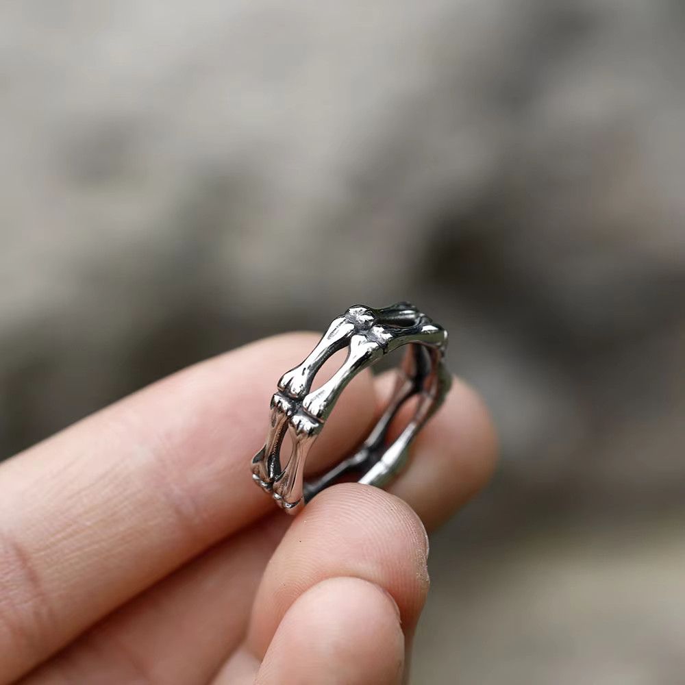 Jewelry Gothic Skull Ring Size ONE SIZE - 4 Thumbnail