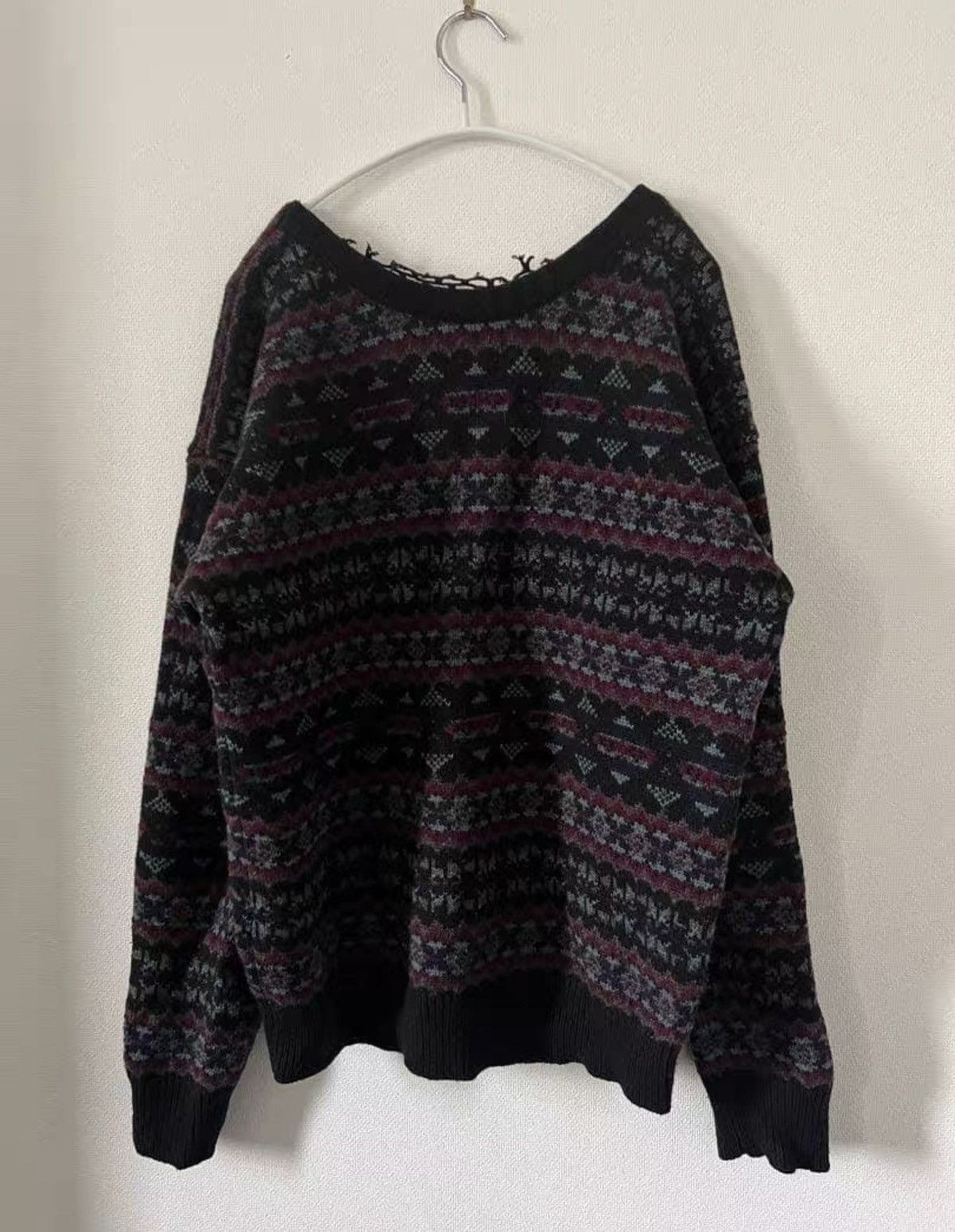 Raf Simons Spring/Summer 2022 Mesh-Insert Sweater