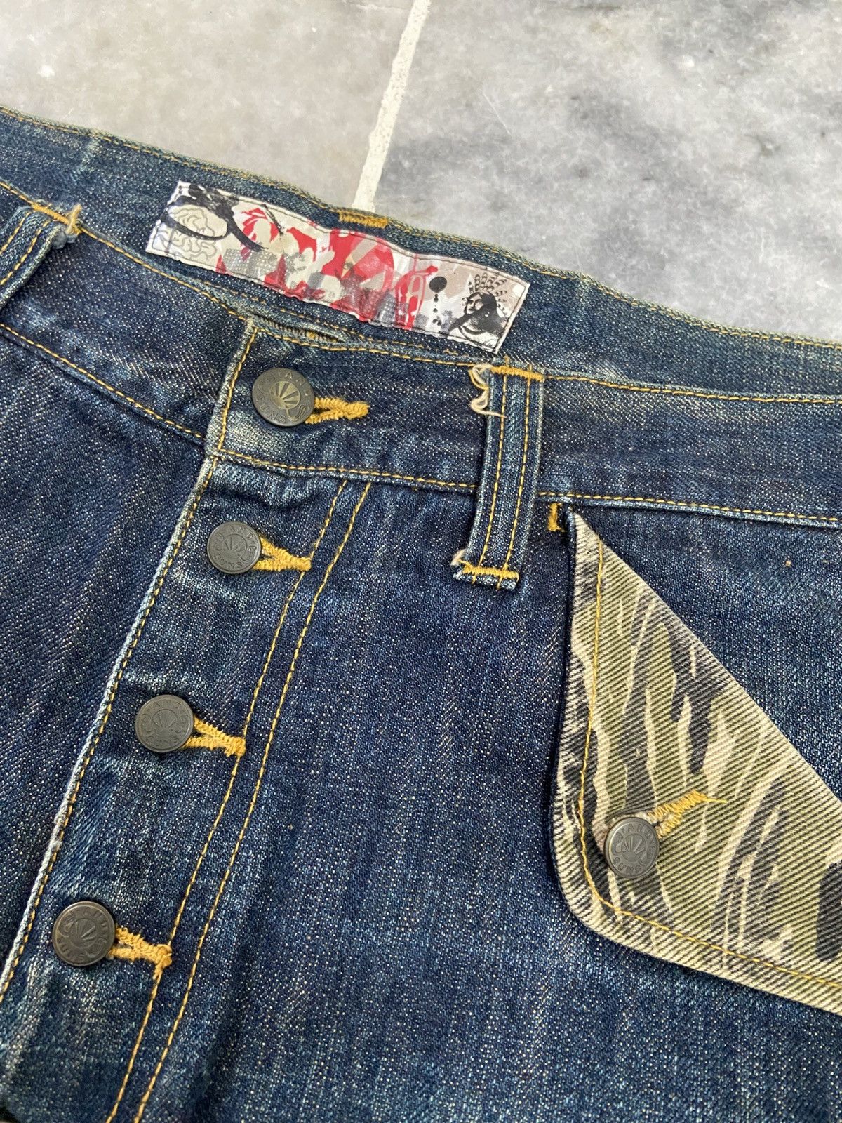 ANDSUNS × Japanese Brand Rare And Suns Jeans japanese Size US 33 - 3 Thumbnail