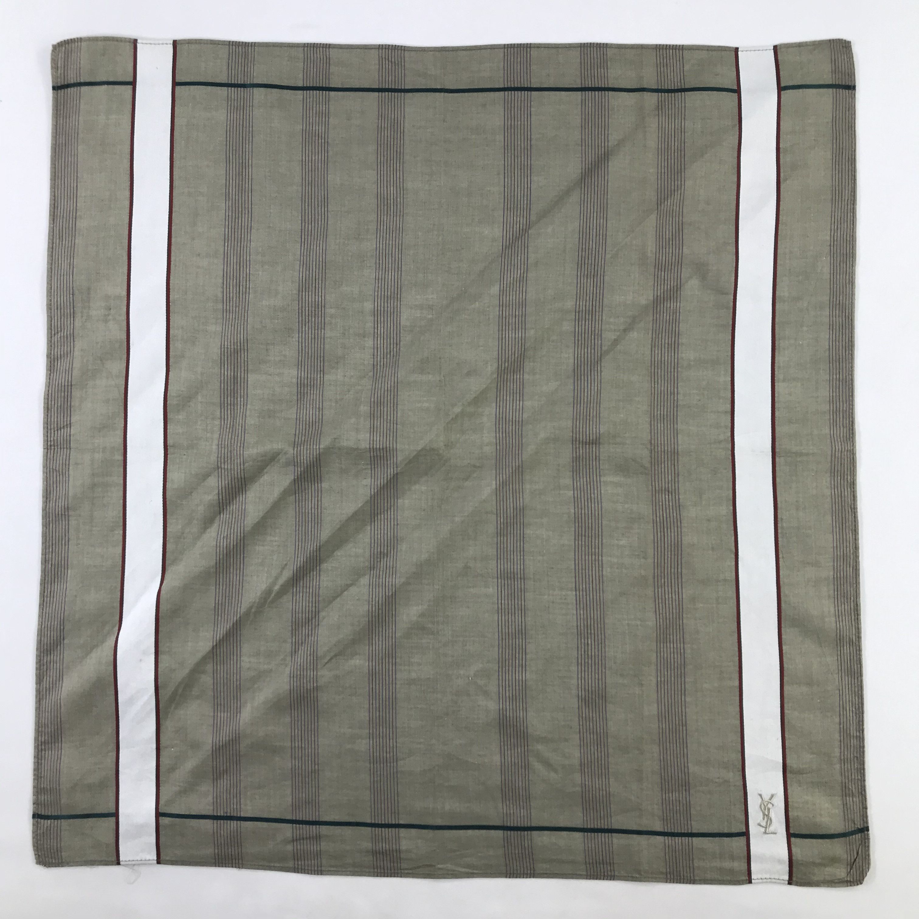 Vintage × Yves Saint Laurent Yves Saint Laurent Bandana / Handkerchief/Neckerchief -S1046 Size ONE SIZE - 1 Thumbnail