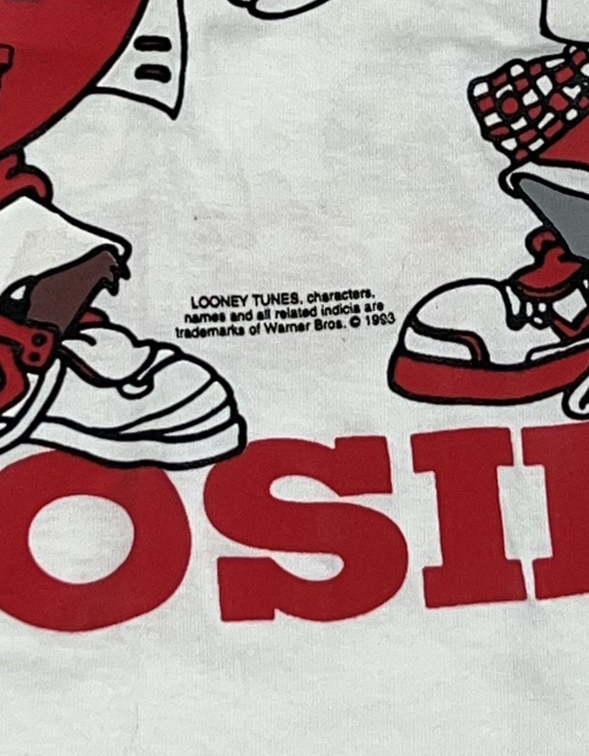 Other Vintage 90s Indiana University Hoosiers Looney Toons Shirt Size US XL / EU 56 / 4 - 4 Thumbnail