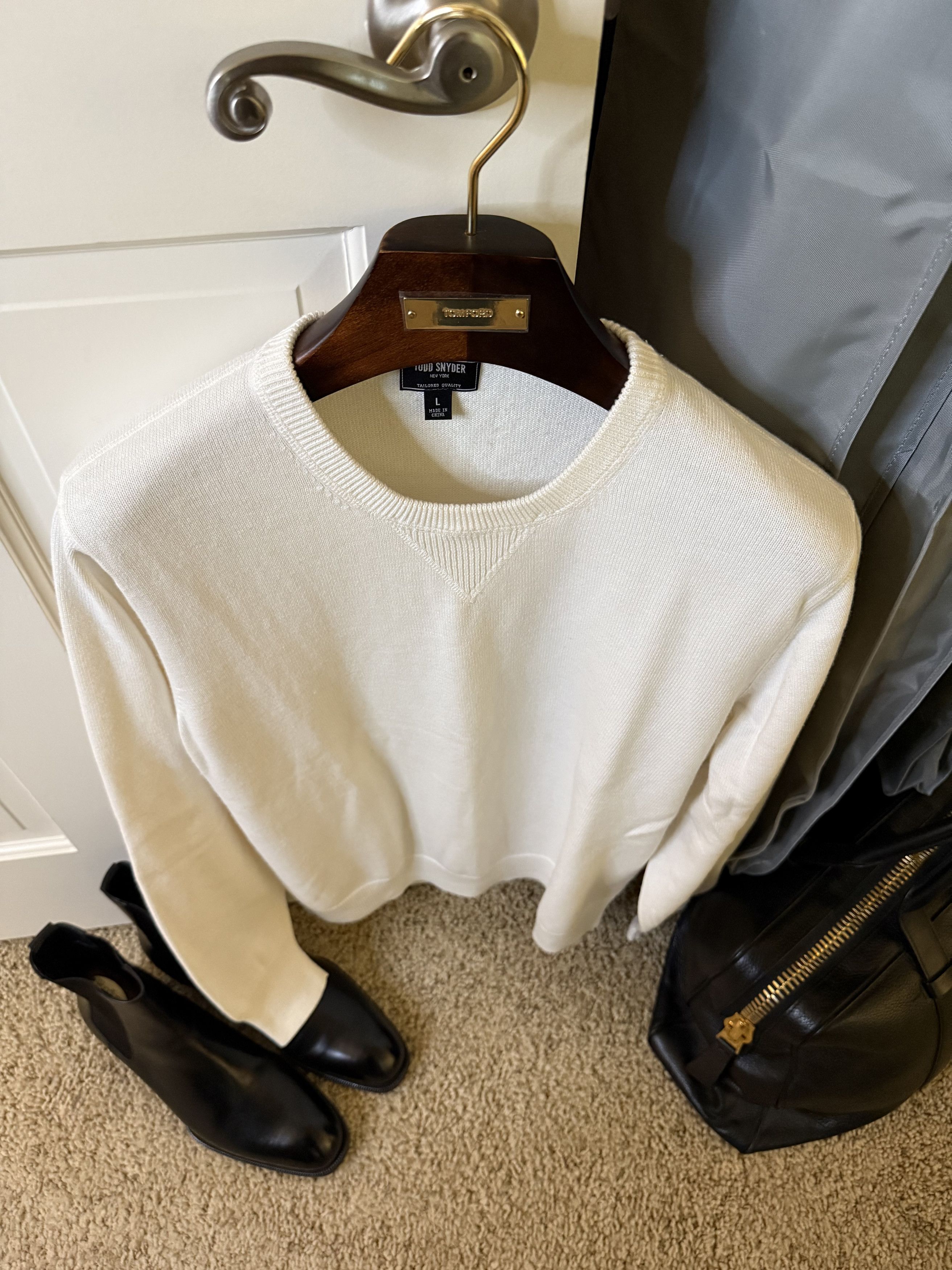 Todd Snyder Best Dressed Rare $250 w/tax Elevated Cotton Cashmere Knit Size US L / EU 52-54 / 3 - 7 Thumbnail