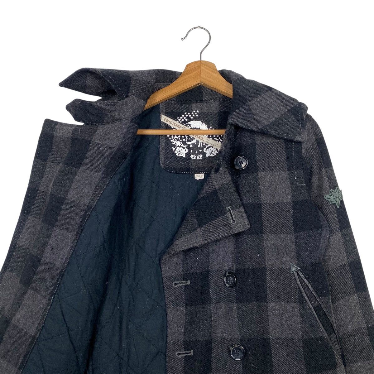 Diesel Diesel double breasted tartan jacket Size US S / EU 44-46 / 1 - 10 Thumbnail
