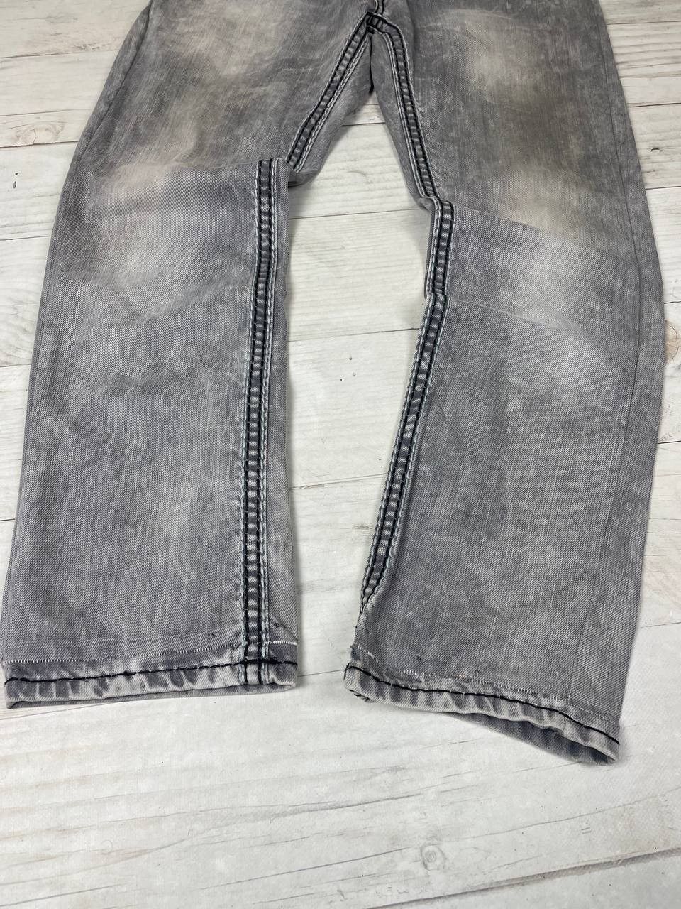 Japanese Brand Vintage True Religion Jackson Denim Jeans Y2K 90s Baggy Size US 34 / EU 50 - 10 Thumbnail