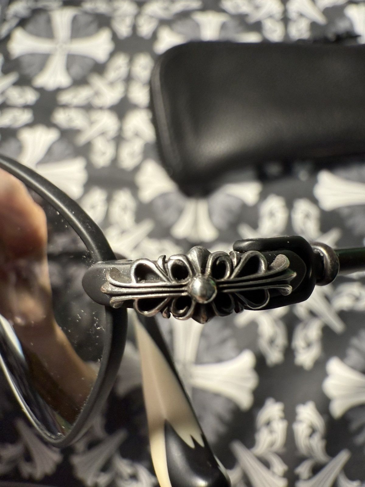 Chrome Hearts Chrome Hearts Diamond Dog Glasses-Matt Black Size ONE SIZE - 15 Thumbnail