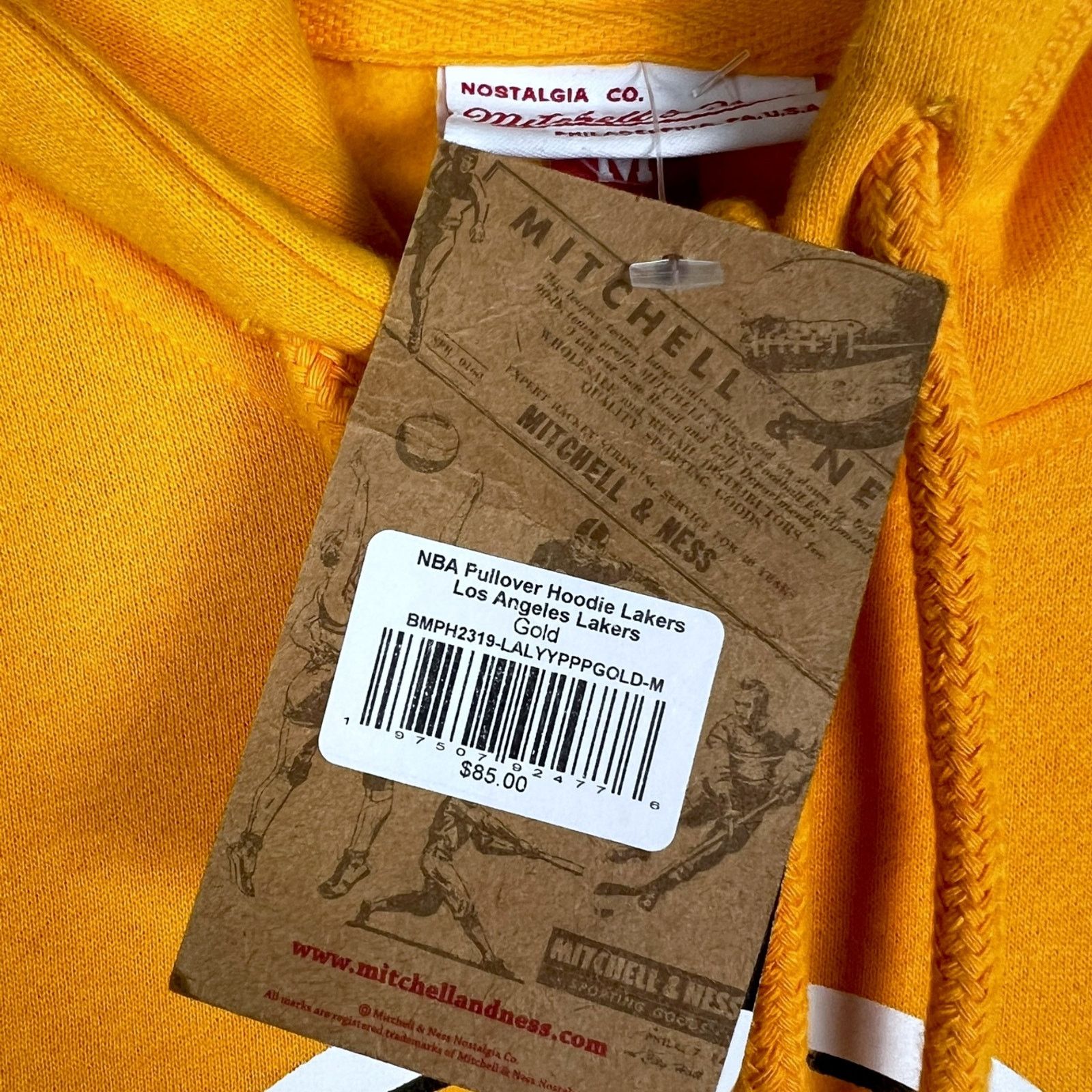 Mitchell & Ness Mitchell & Ness Men's Medium LA Lakers Hardwood Hoodie NWT Size US M / EU 48-50 / 2 - 6 Thumbnail