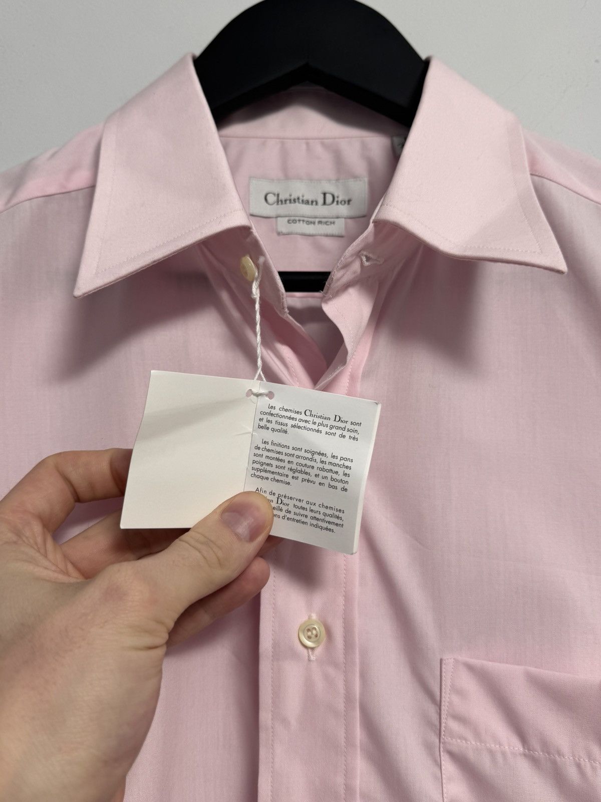 Christian Dior Monsieur Christian Dior Jeune Homme Light Pink Button Up Long Sleeve Size US XL / EU 56 / 4 - 14 Thumbnail
