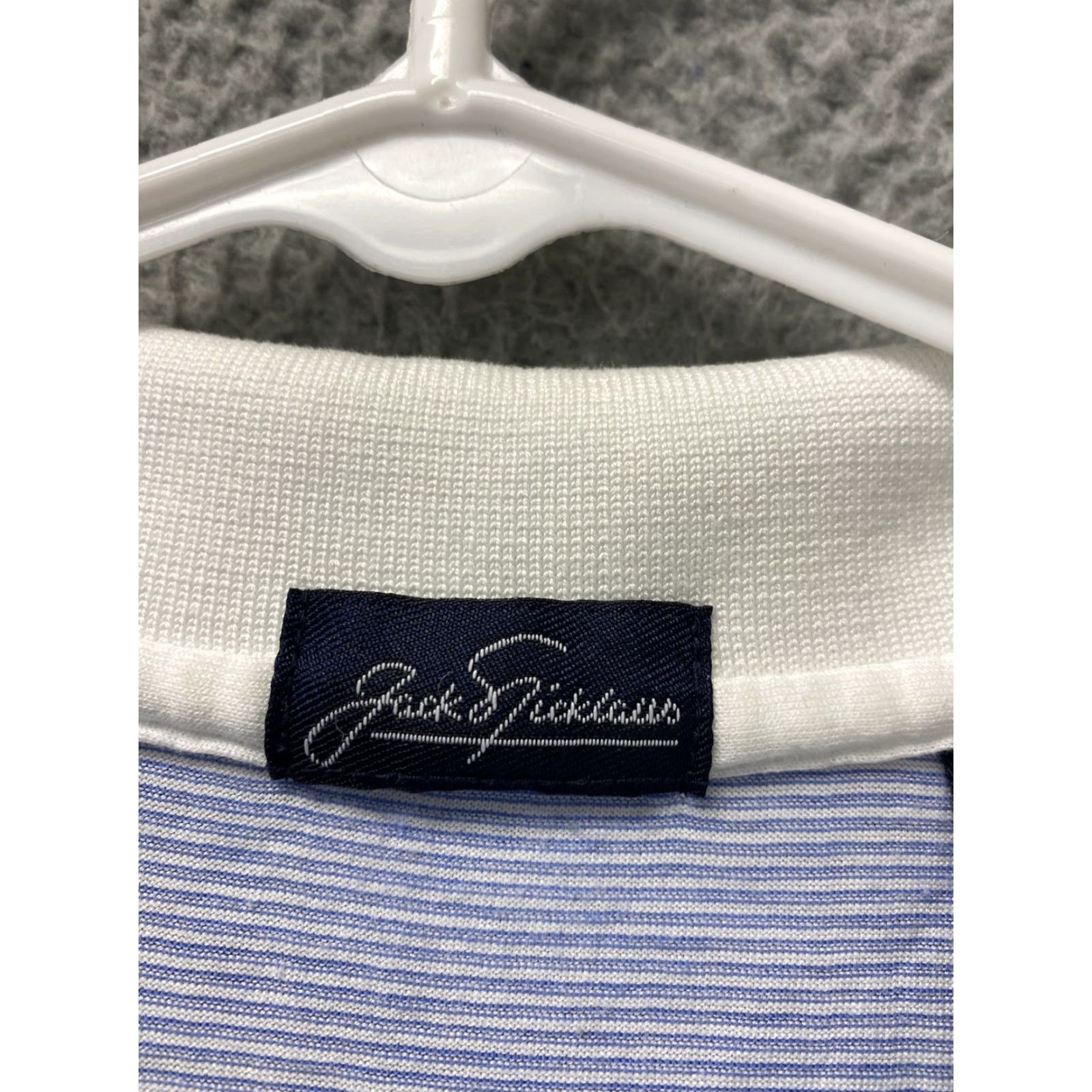 Vintage VINTAGE Nicklaus Polo Shirt Mens XL Short Sleeve Golf Polo Striped Brown 100% Cotton 97-45 Mens XL Size US XL / EU 56 / 4 - 3 Thumbnail