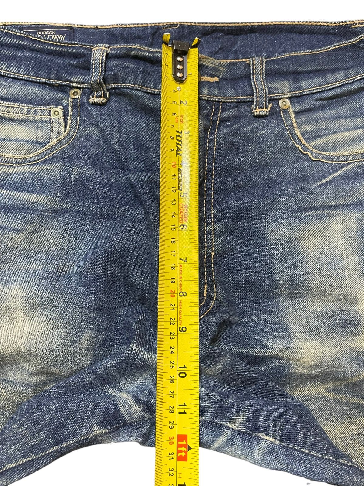 Hysteric Glamour Vintage Japanese Brand Mud Wash Faded Bootcut Wide Leg Jeans Size US 30 / EU 46 - 16 Thumbnail