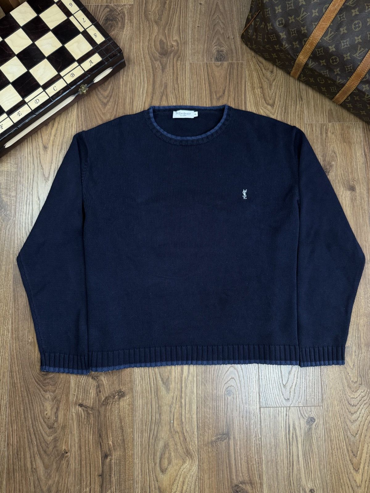 Yves Saint Laurent Vintage sweater Yves Saint Laurent 90s original luxury item Size US XXL / EU 58 / 5 - 1 Thumbnail