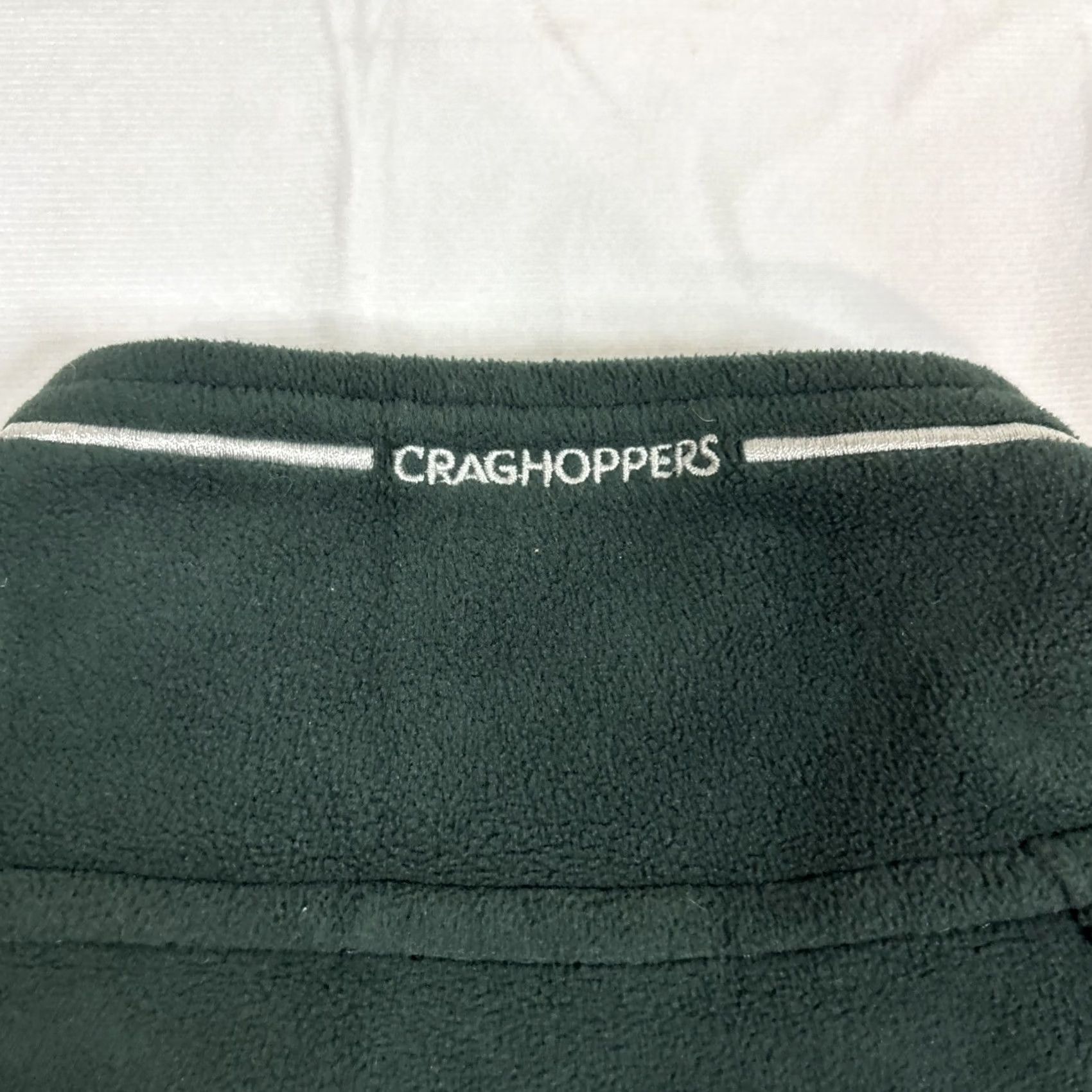Vintage Craghoppers Quarter Zip Jumper Mens Size M Green Logo Pullover Jumper Size US M / EU 48-50 / 2 - 6 Thumbnail