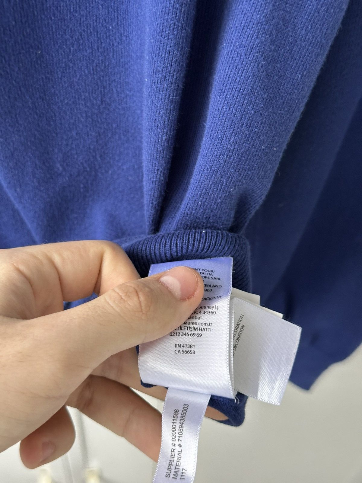 Polo Ralph Lauren Vintage Polo Ralph Lauren Blue Sweater Logo Size US L / EU 52-54 / 3 - 11 Thumbnail