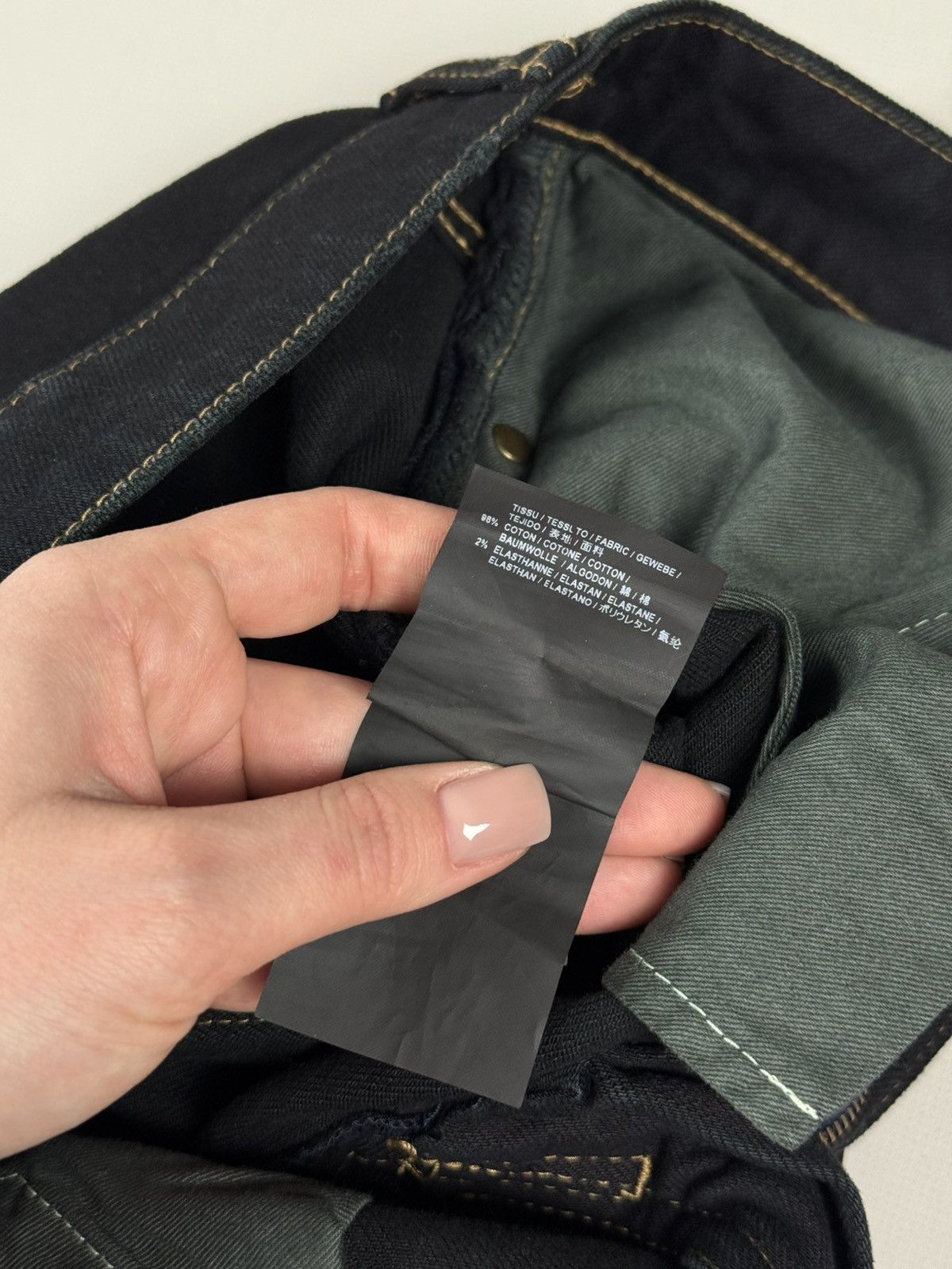 Saint Laurent Paris Saint Laurent Thrash Overdye Japan Denim Ladies Skinny Jeans Size 27" / US 4 / IT 40 - 18 Thumbnail