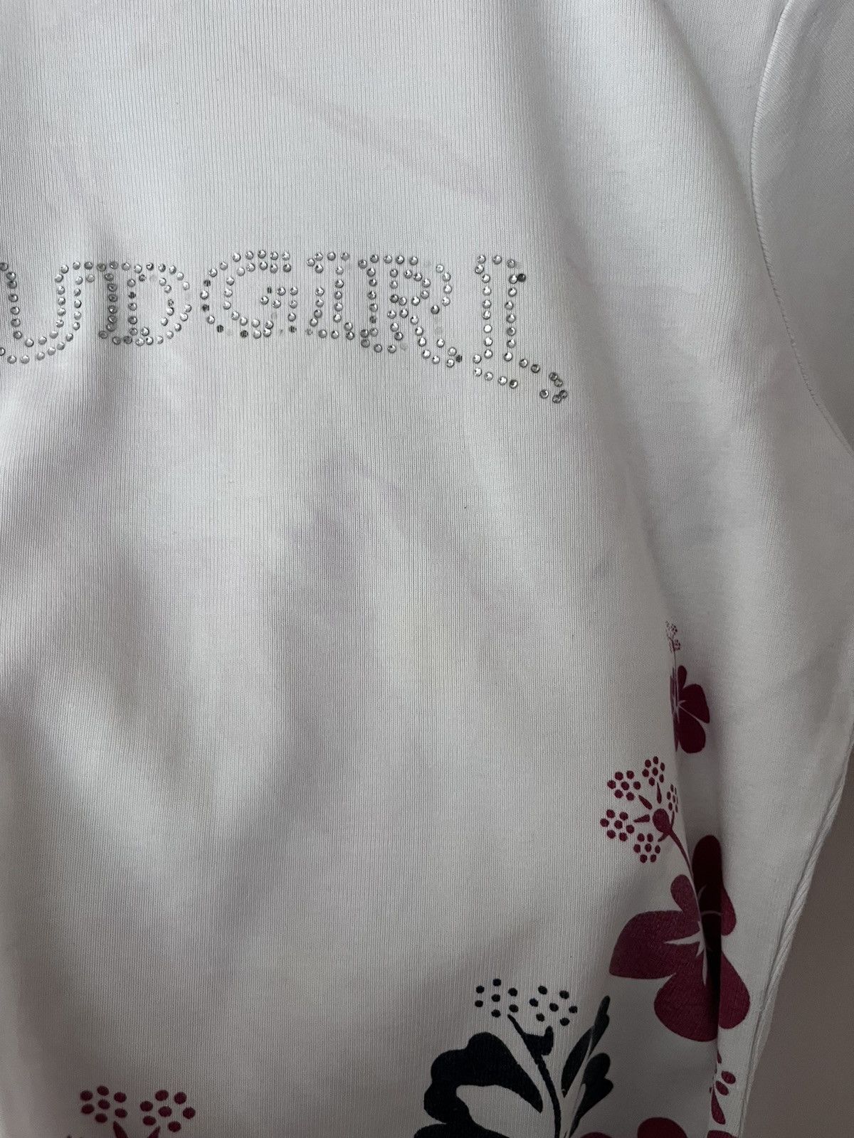 Cotton Traders BUDWEISER BUDGIRL COTTON TRADERS FLOWERS WHITE VINTAGE TEE Size XL / US 12-14 / IT 48-50 - 6 Thumbnail