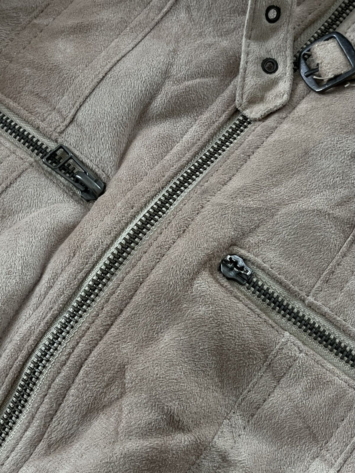14th Addiction MALE & JAPANESE FUR BONDAGE BIKERS JACKET GOTHIC PUNK STYLE Size US M / EU 48-50 / 2 - 9 Thumbnail