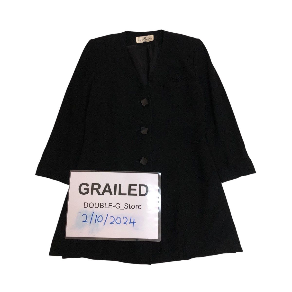 Designer × Japanese Brand × Pierre Balmain 📌Vintage Pierre Balmain Formalite Paris Coats Jacket Size US M / EU 48-50 / 2 - 1 Thumbnail