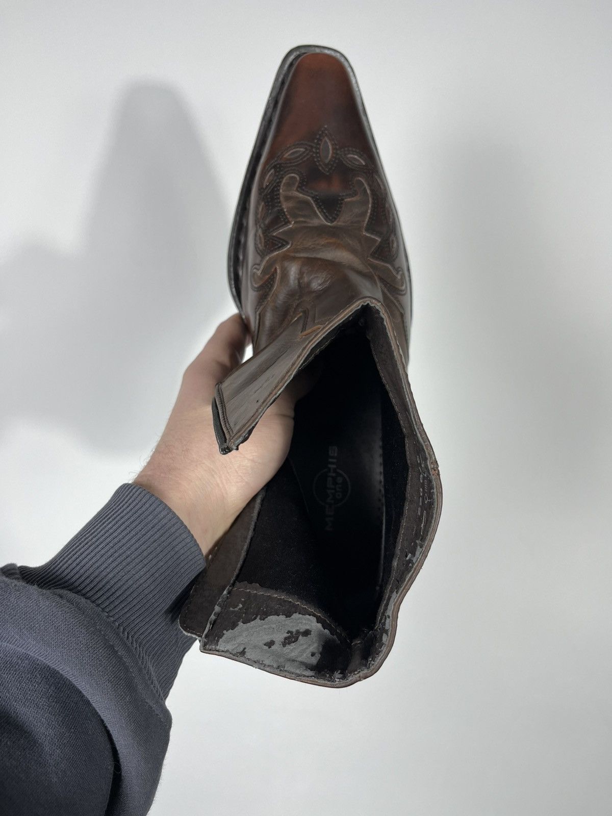 Other Vintage Western Faux Leather Ankle Boots Brown EU 42 Size US 9 / EU 42 - 15 Thumbnail