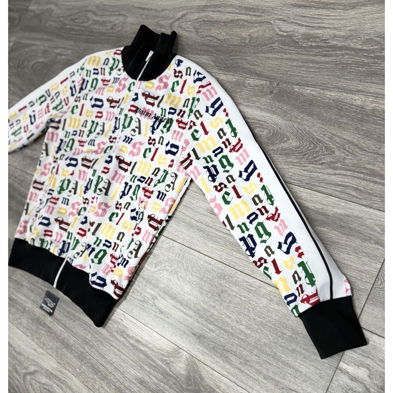 Palm Angels Palm Angels Logo Track Jacket ' Multi Color ' | EXCELLENT! Size US M / EU 48-50 / 2 - 4 Thumbnail