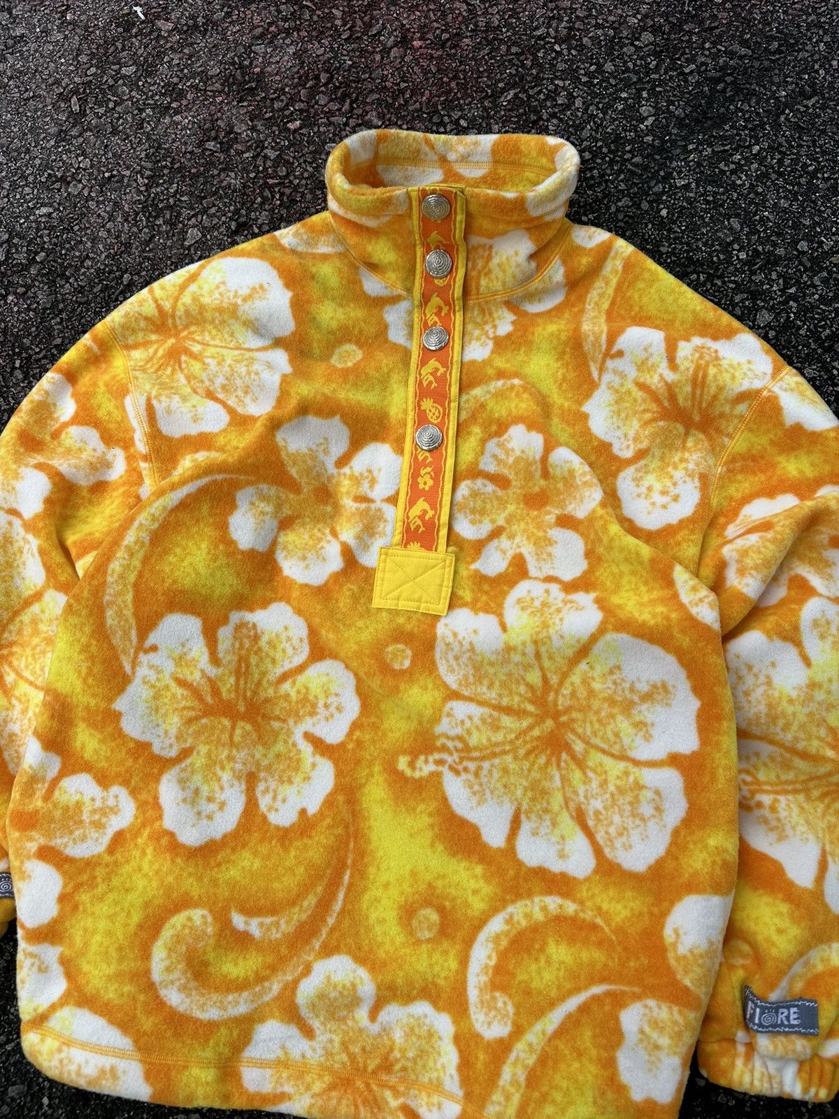 Japanese Brand 👹Jojo Fiore Japan Pullover Fleece Jacket Size US M / EU 48-50 / 2 - 8 Thumbnail