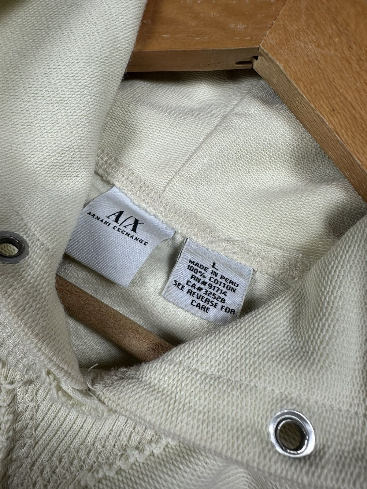 Armani × Armani Exchange × Vintage Vintage Armani Exchange Hoded Vest Size US L / EU 52-54 / 3 - 14 Thumbnail