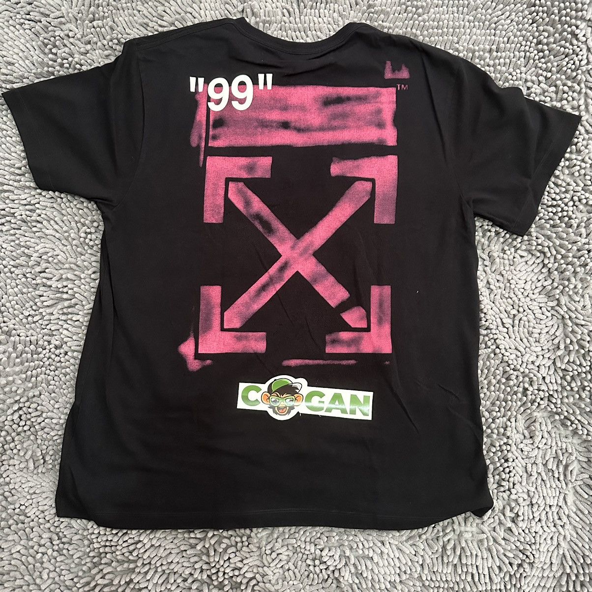 OFF-WHITE Impressionism' Diag Stencil Tshirt