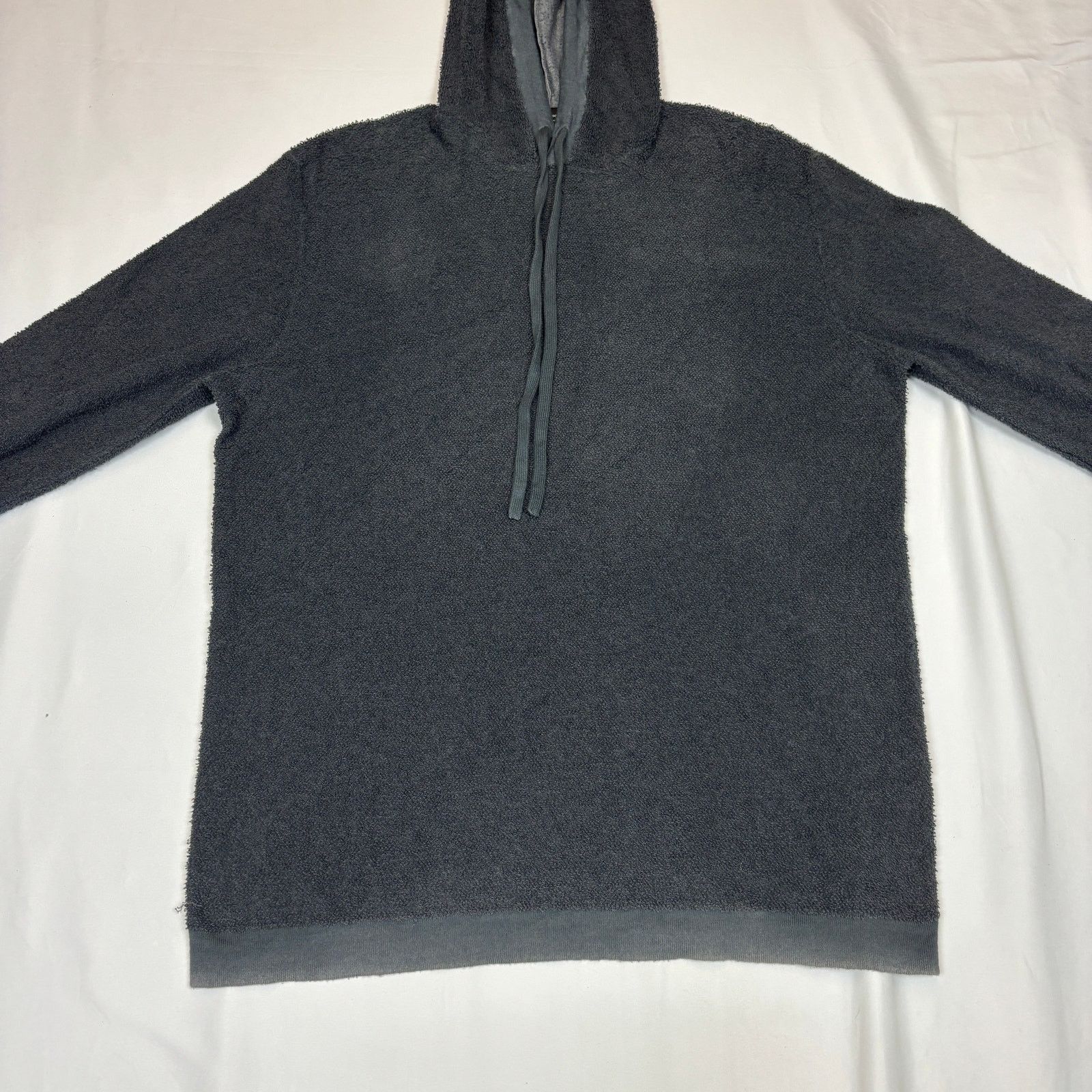 Roberto Collina Roberto Collina Italy Textured Terry Hoodie Men's 54/2XL Size US XXL / EU 58 / 5 - 2 Thumbnail